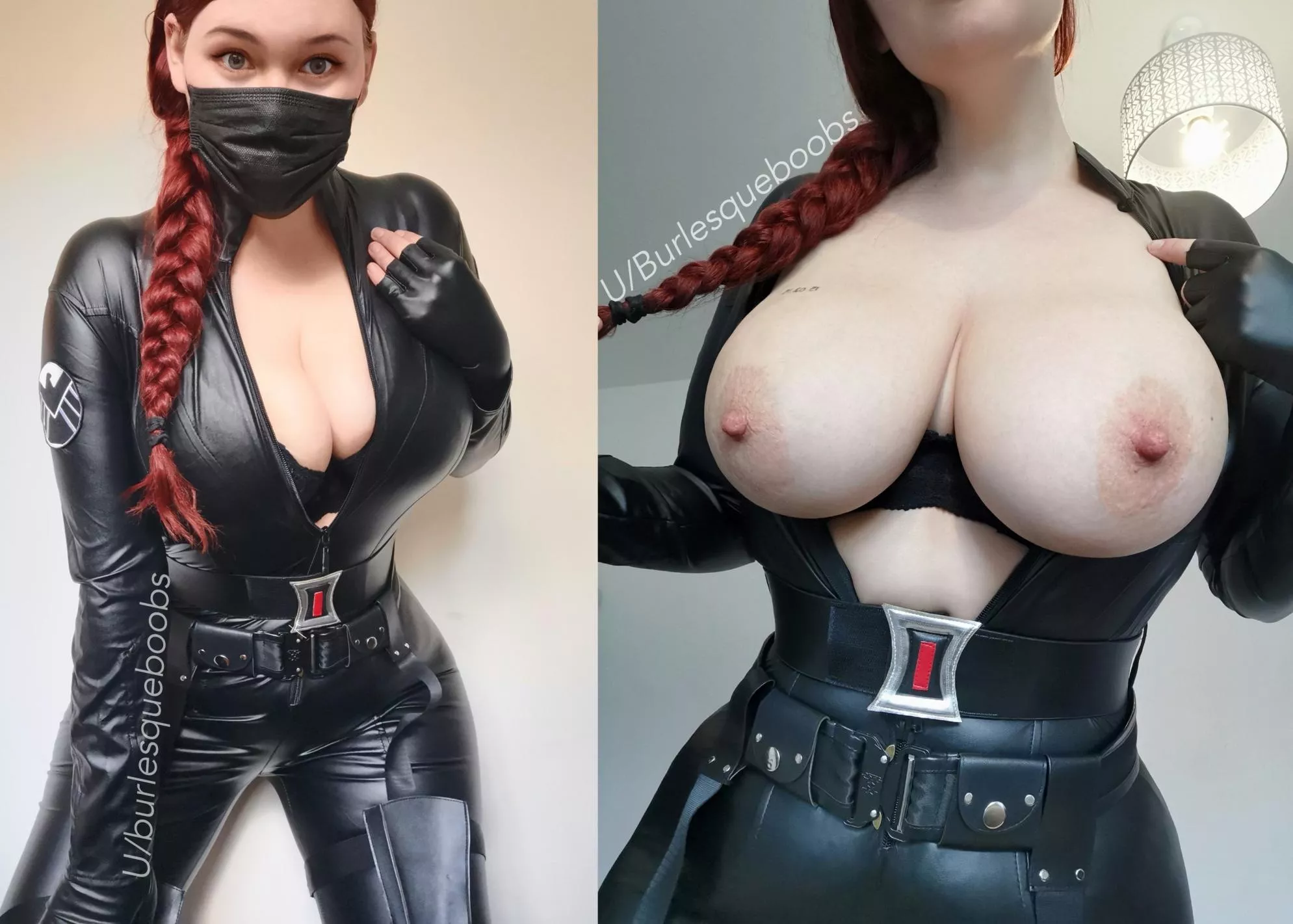 Big tiddy Black Widow gf 🖤