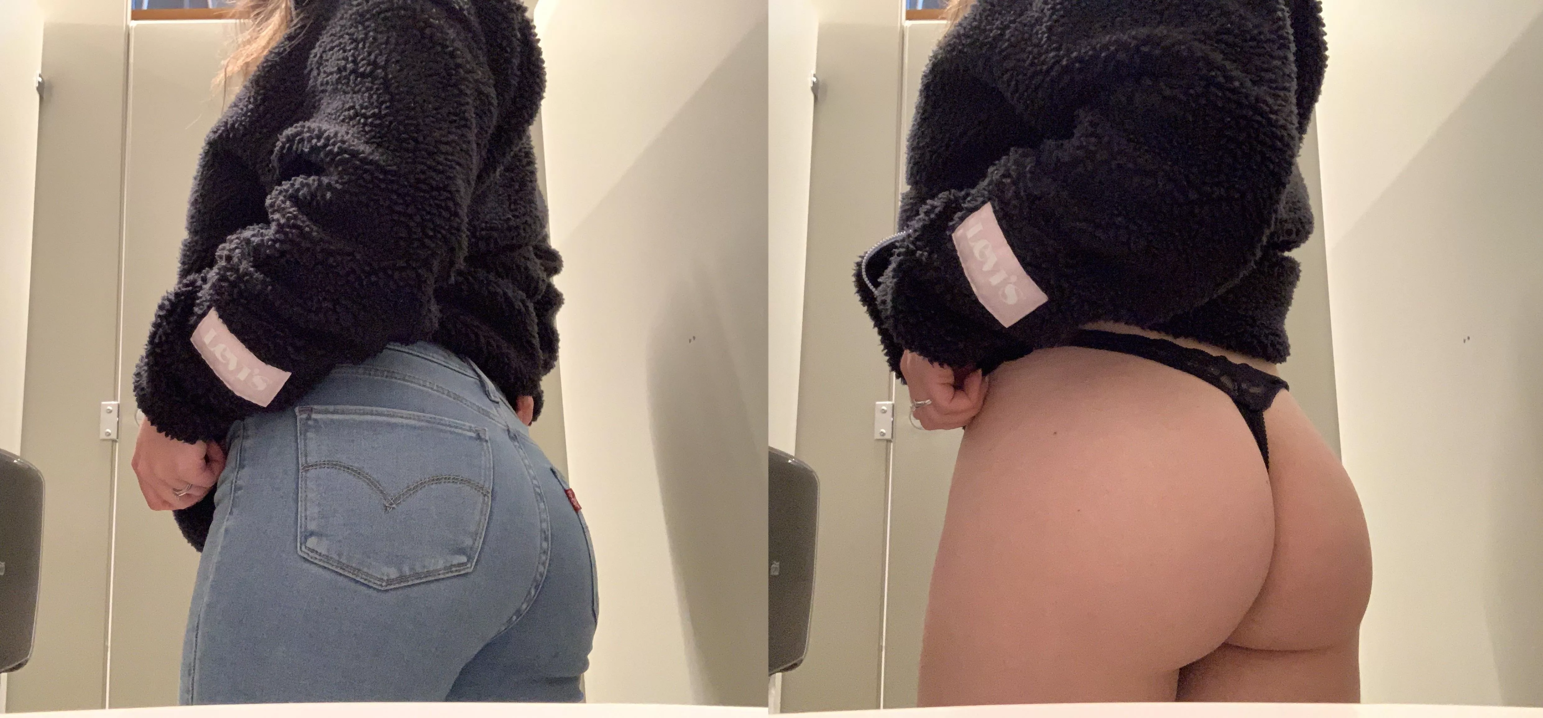 [F] Jeans always look better with a thong underneath