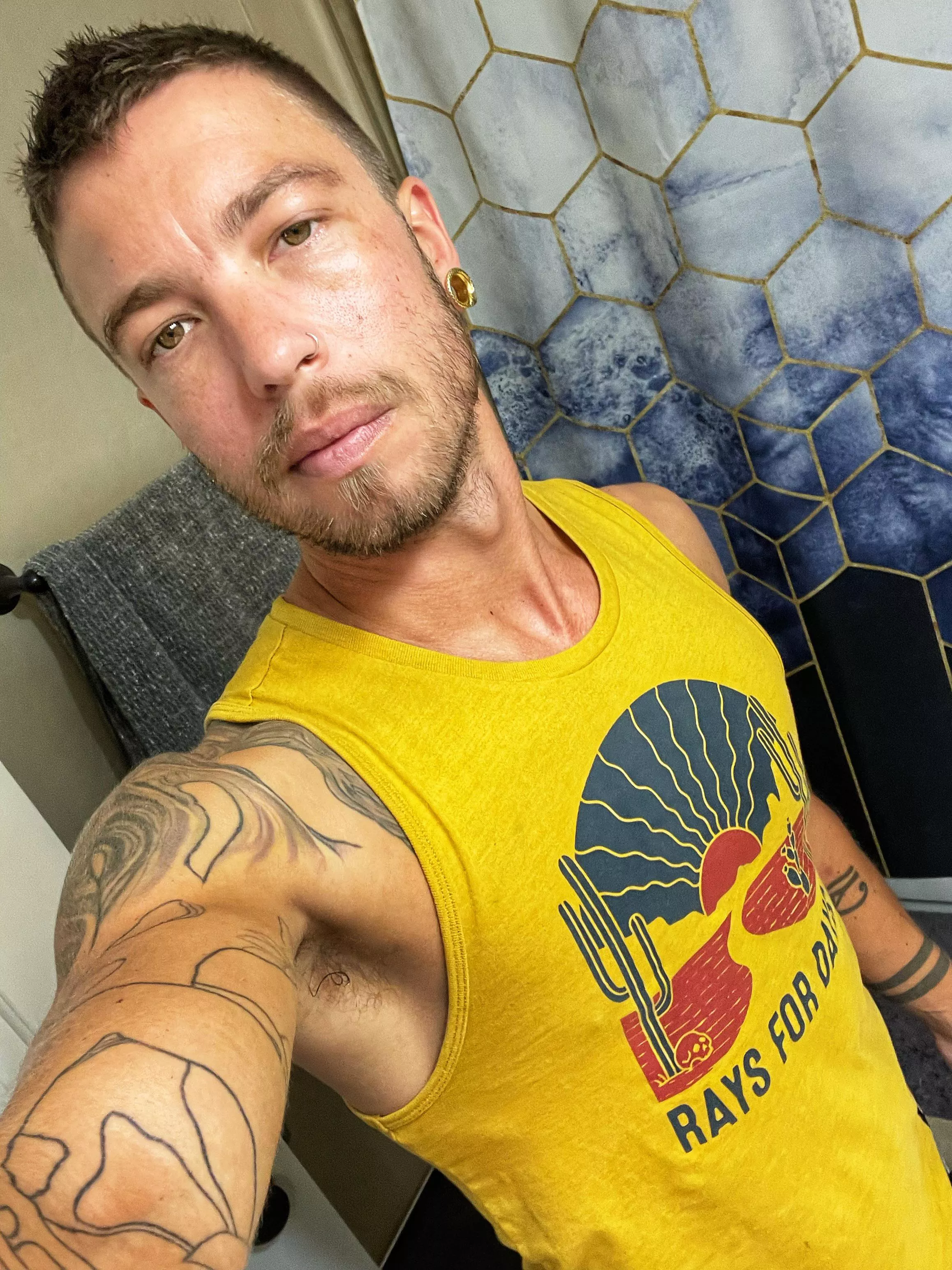 I spent entirely too much money on this tank top because itâ€™s my favorite color and it fits me well. What do you think?