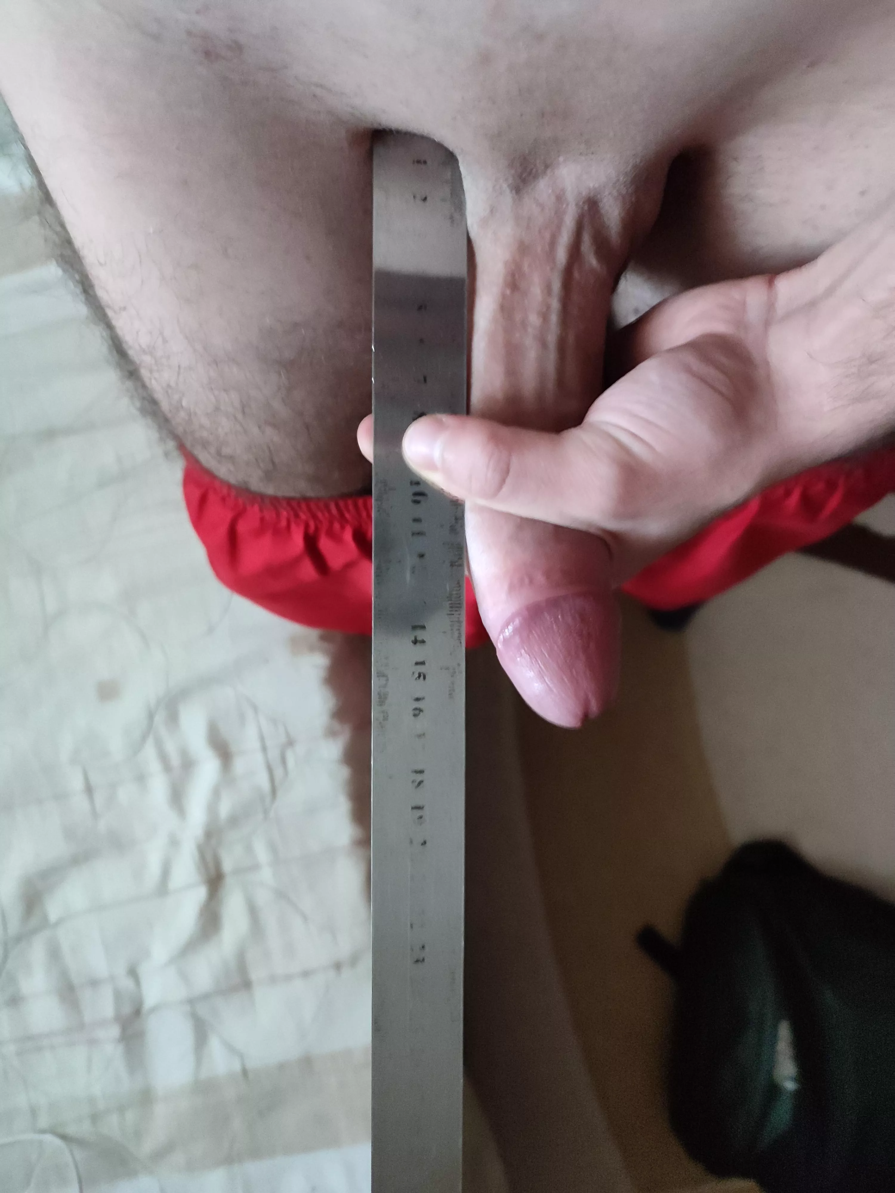 is this the right way to measure cock ?