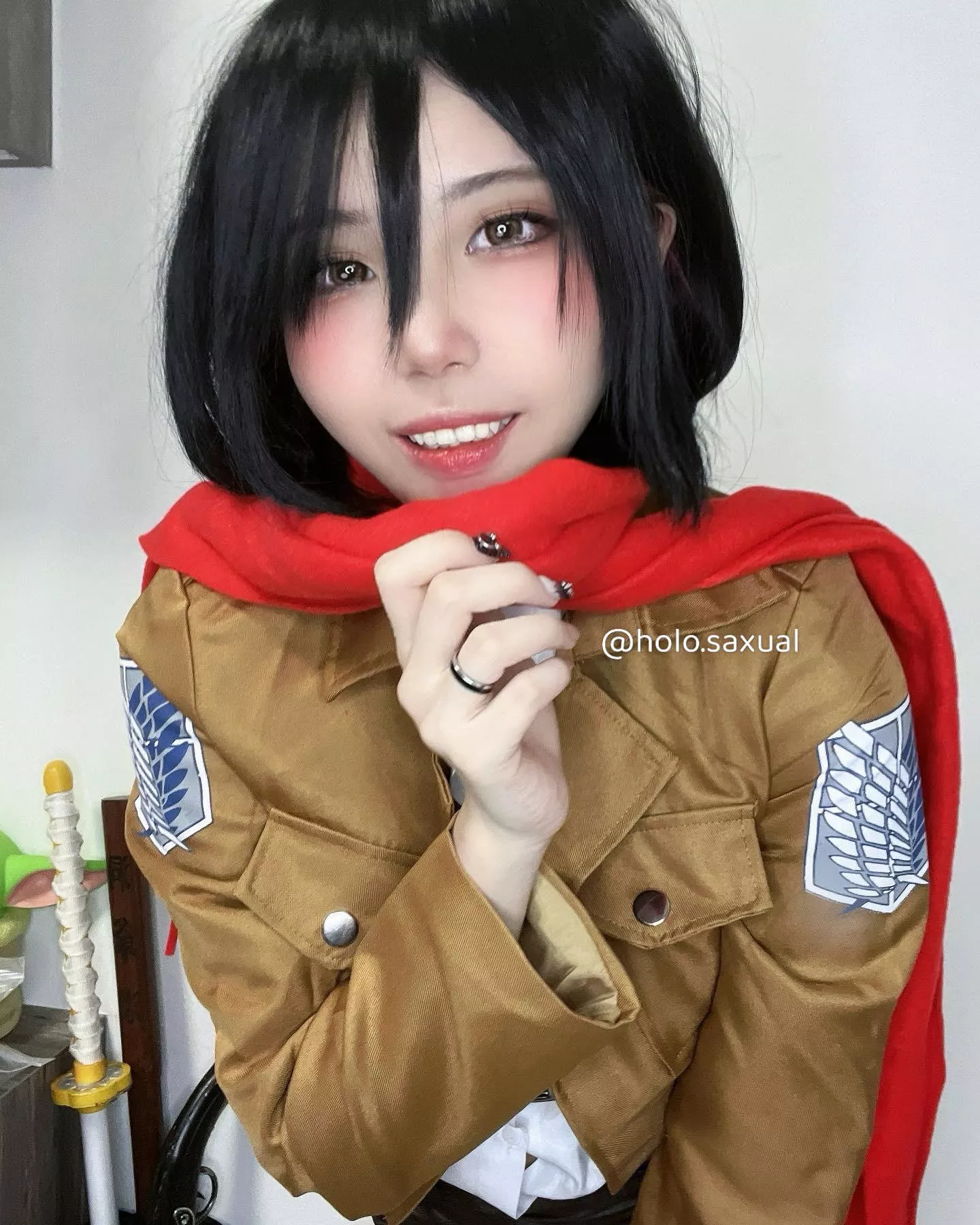 Mikasa 🤍 by holo.saxual