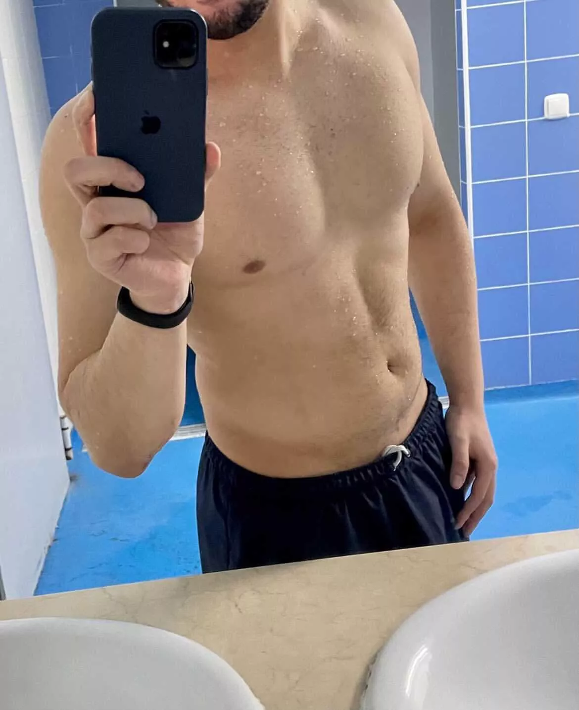 My swi[m]ming session is over for now, what about you?