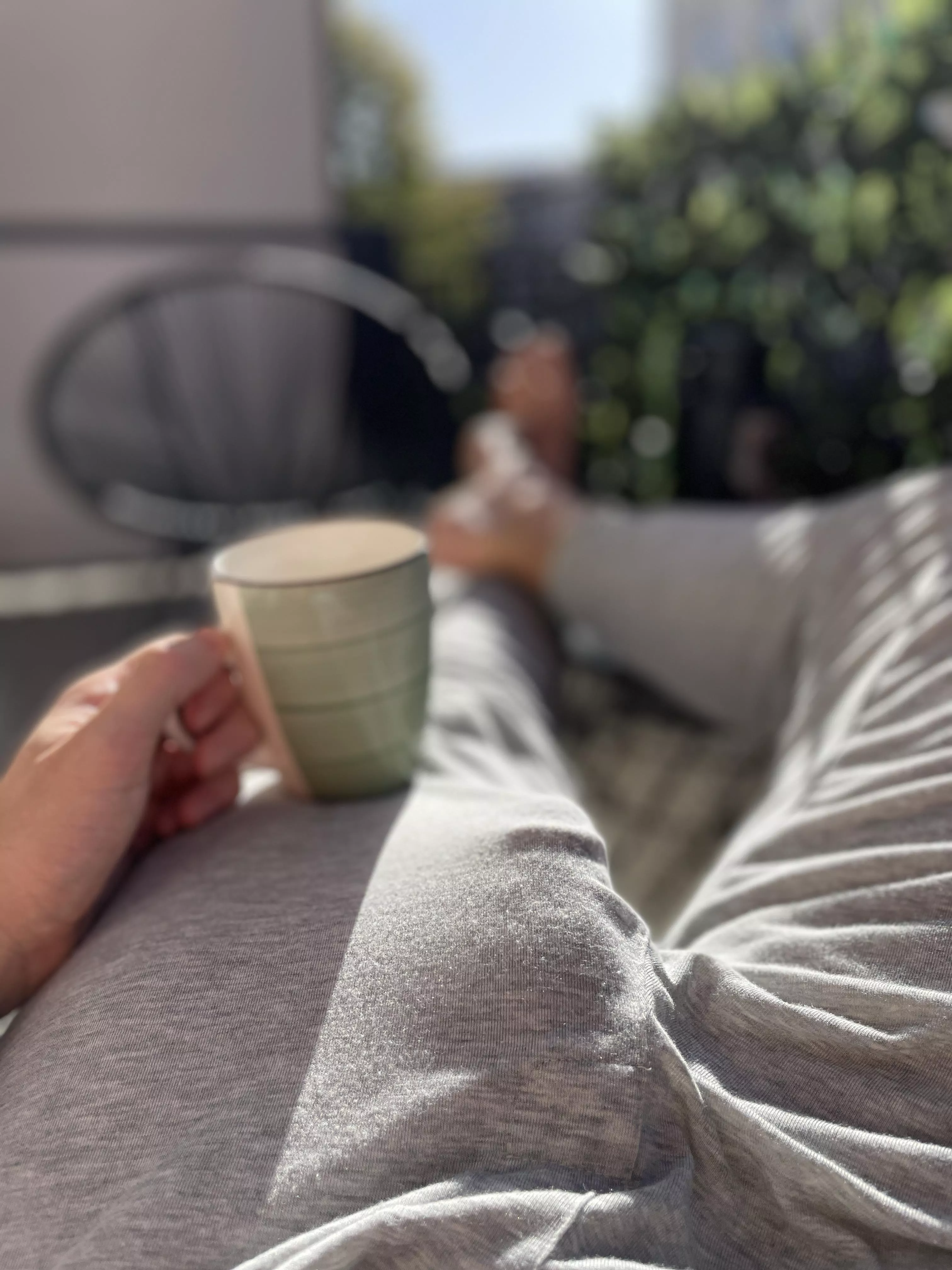 Slow morning on the balcony