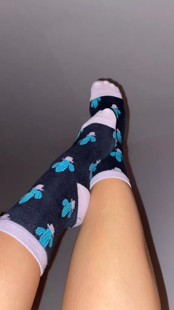 I hope u like my cute socks 🤭