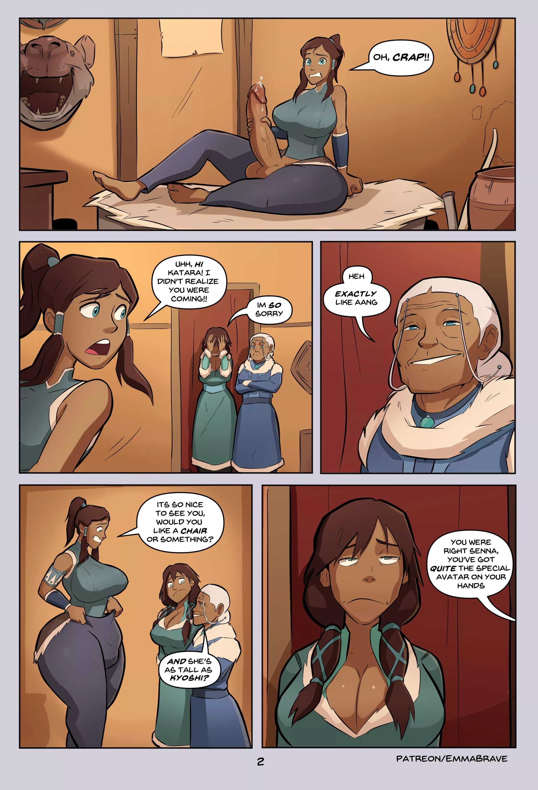 Korra futa comic