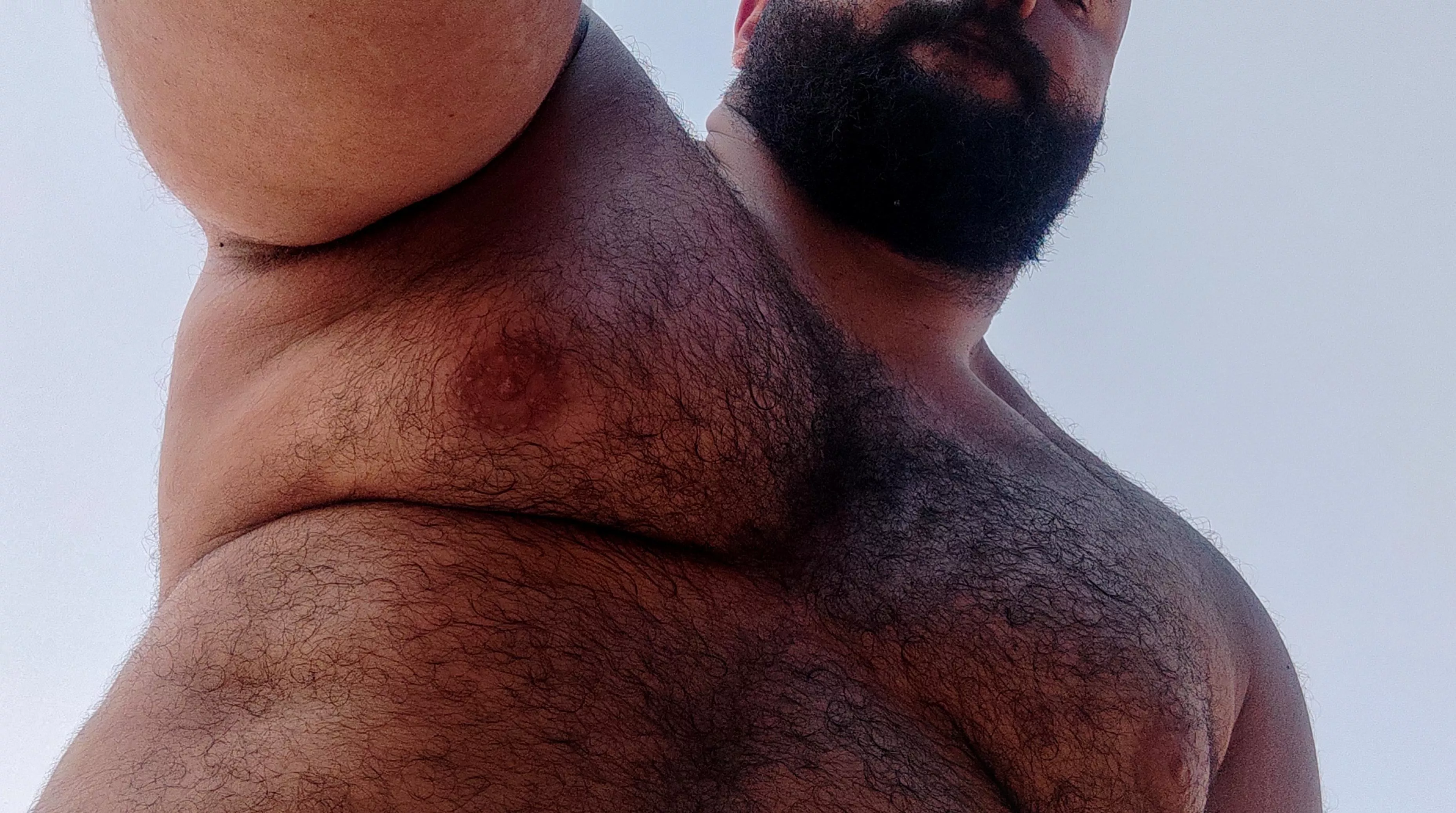 Let me know if you like my hairy chest