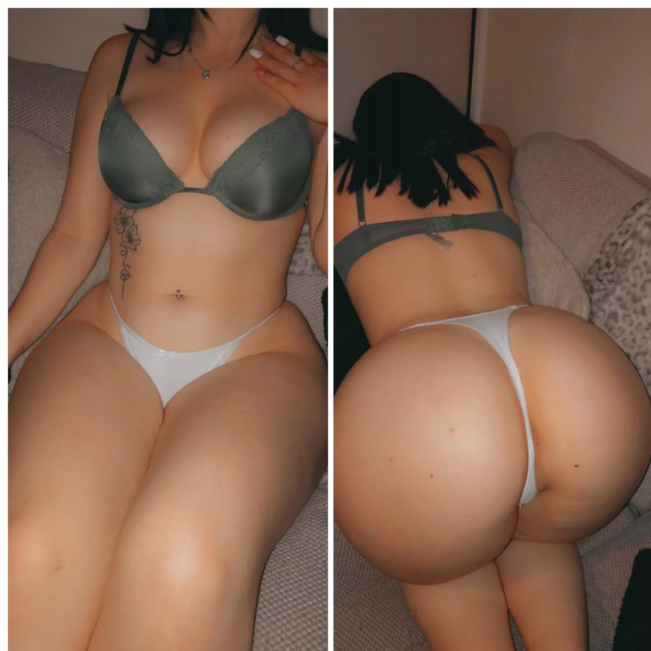 Tiny waist, thick ass..