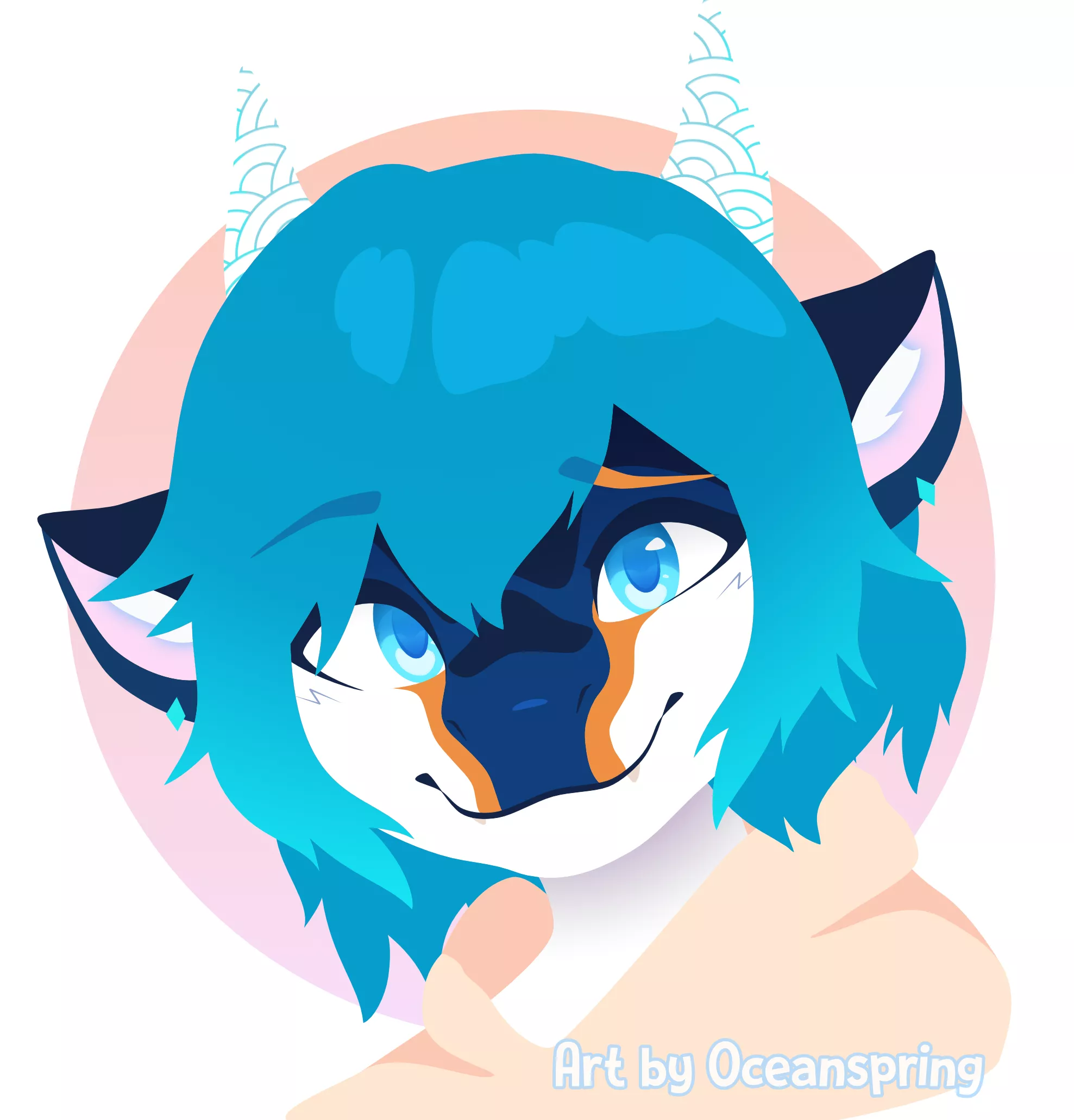 Trying my hand at lineless icons (art by me | Twitter: @OceanTheDerg)