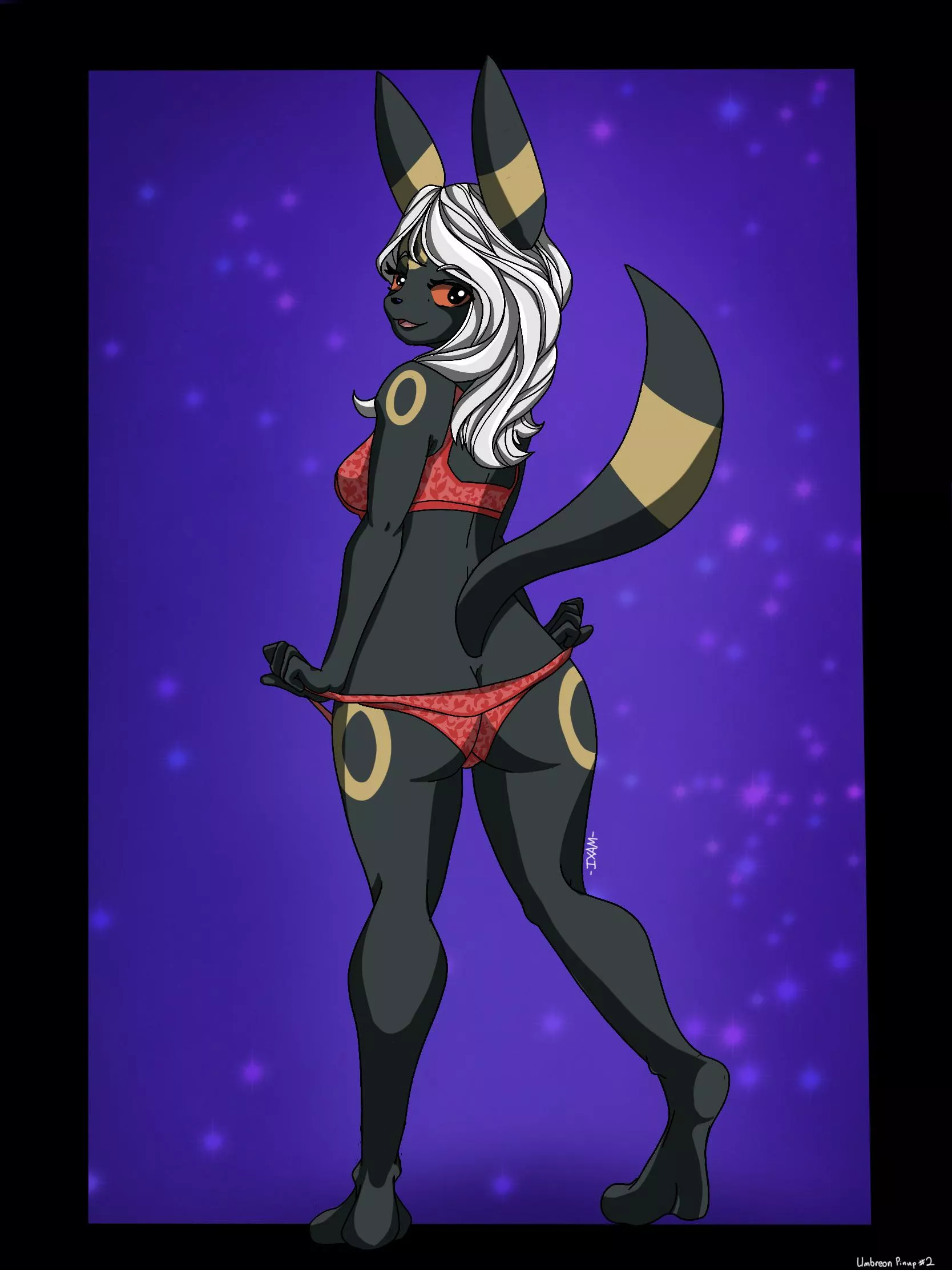 Umbreon Pinup 2 [F] by me(Ixamidyne)