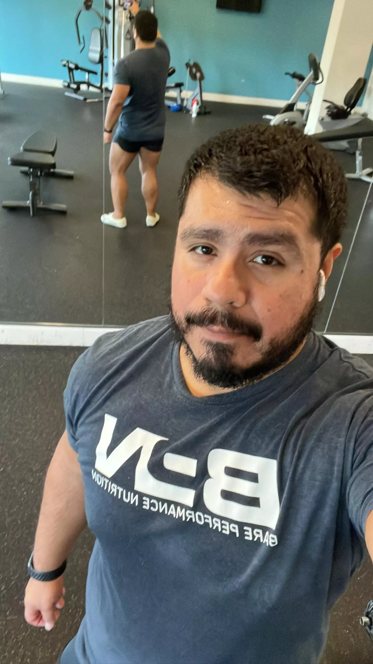 Gym selfie.