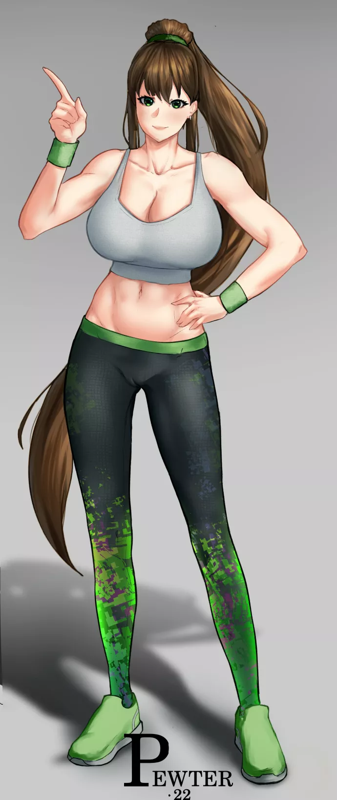 Monika At The Gym [Pewter]