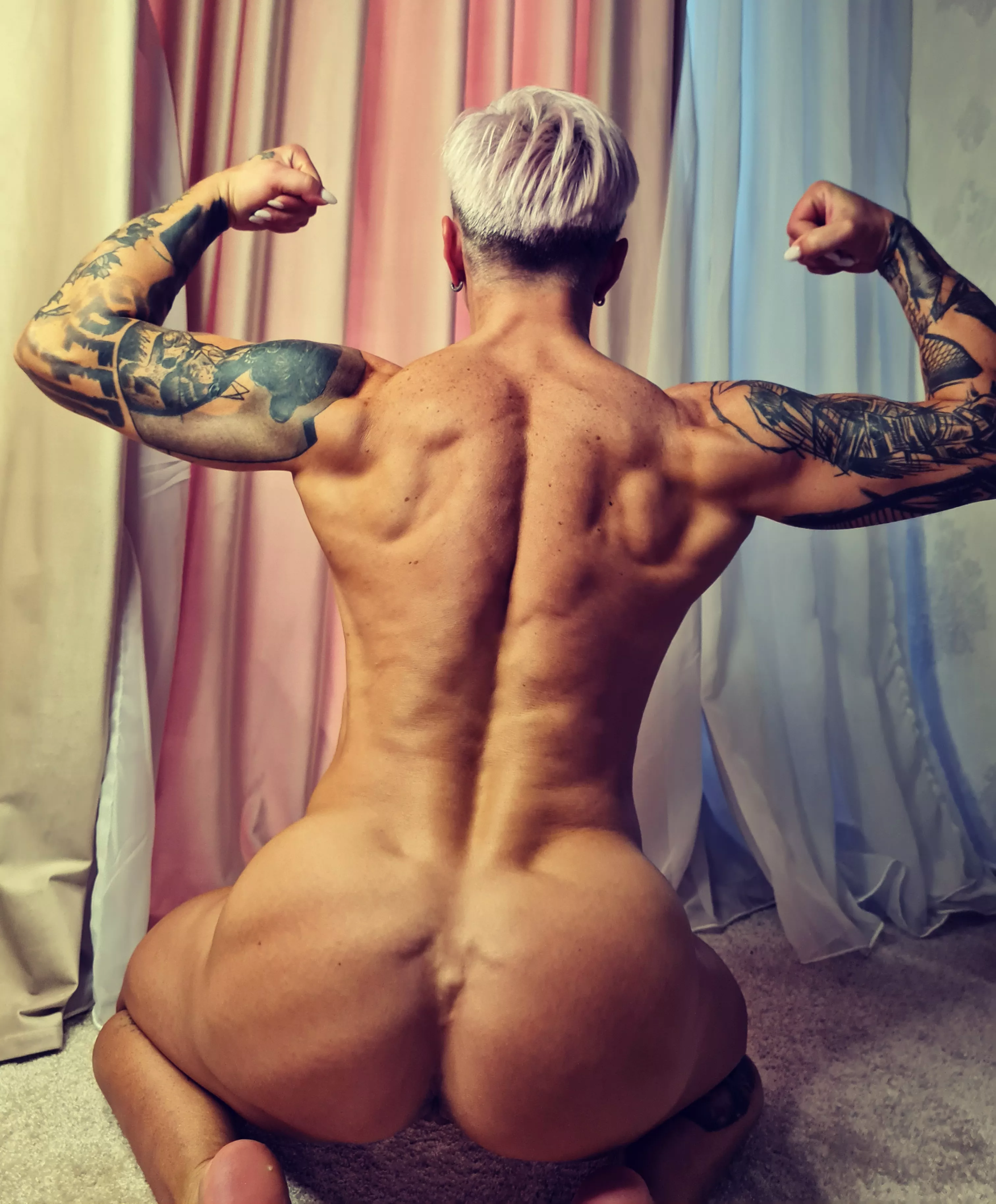 My muscular back