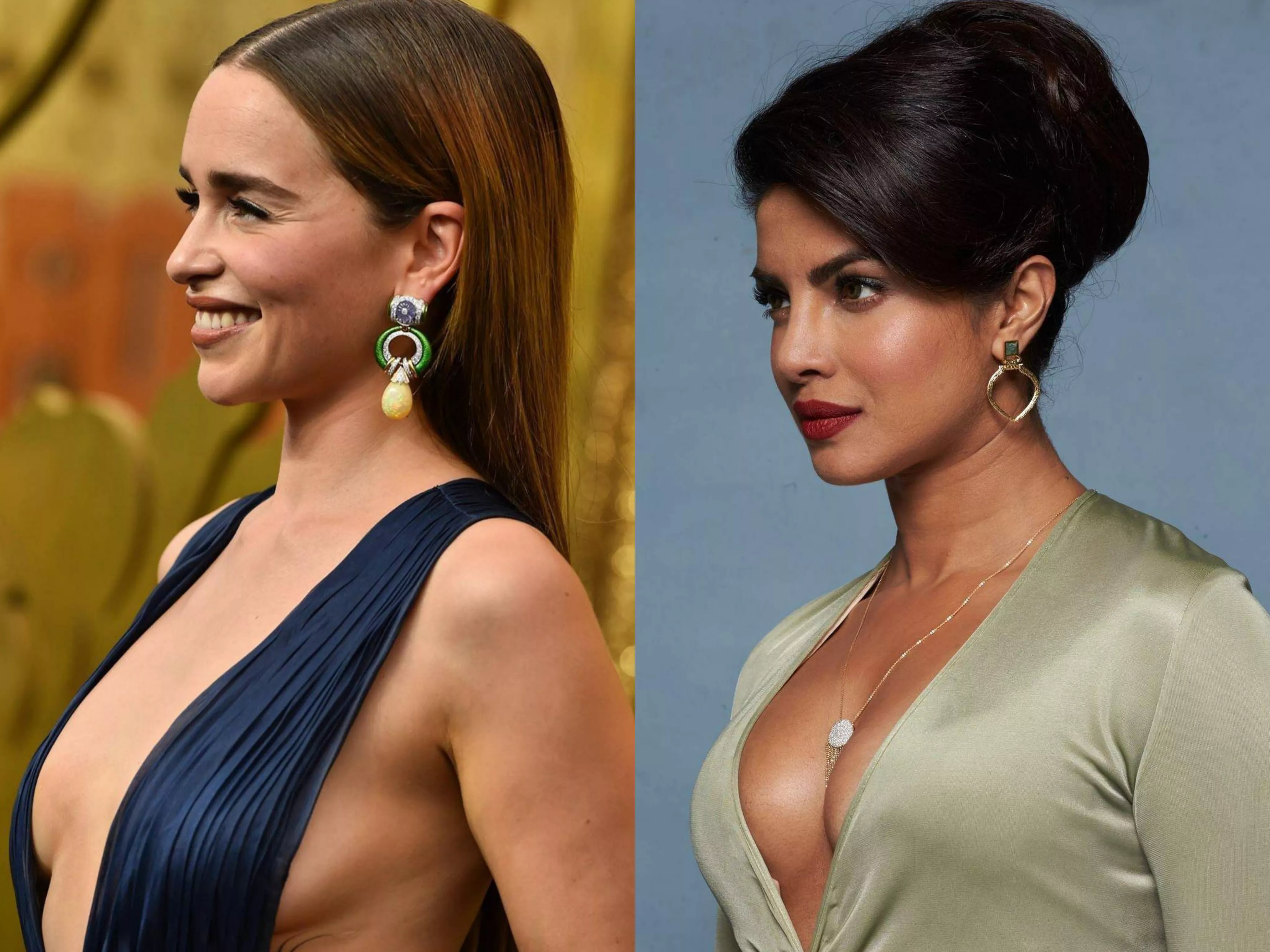 Super horny and desperately need a dedicated bi bud to help me cum for Emilia Clarke and Priyanka Chopra