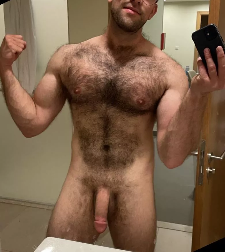 Sweaty from the gym