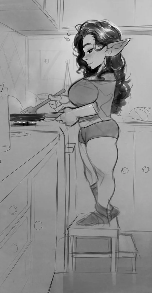 What is she cooking?