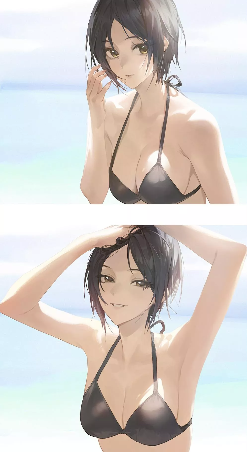 Beach date with Senpai