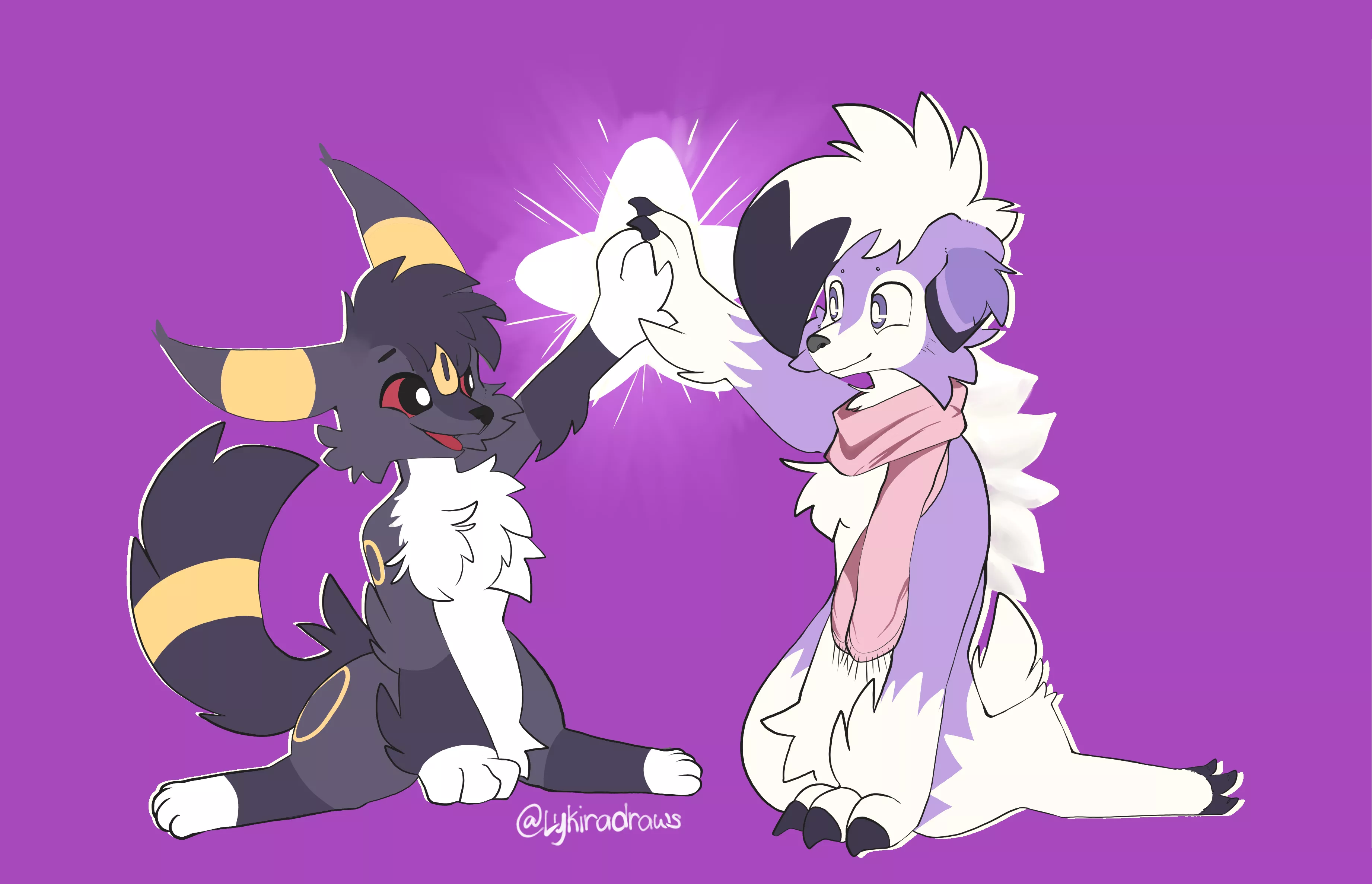 Highfive! or,, Highthree! yeah! (art by me)