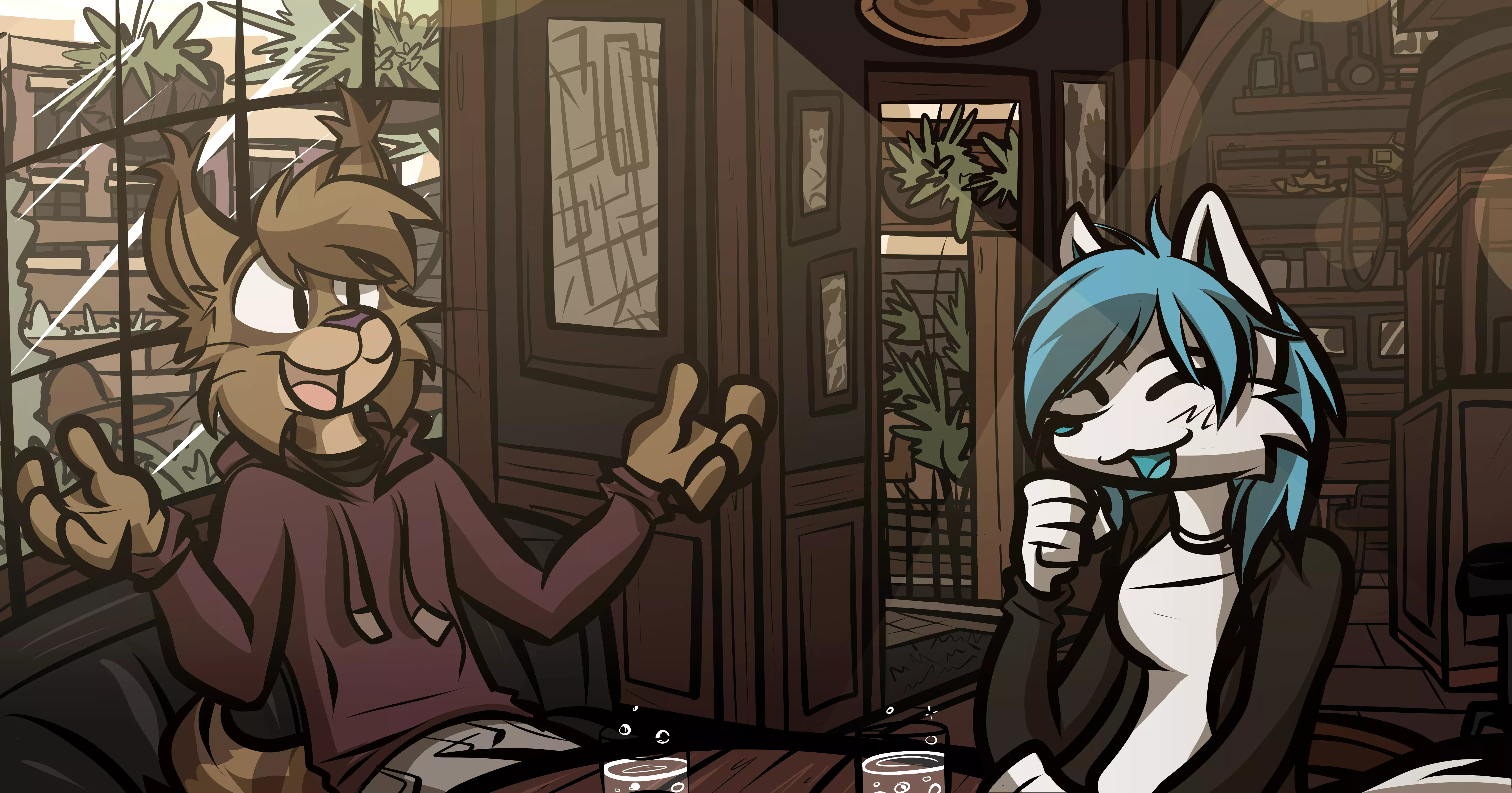 in a pub // commission