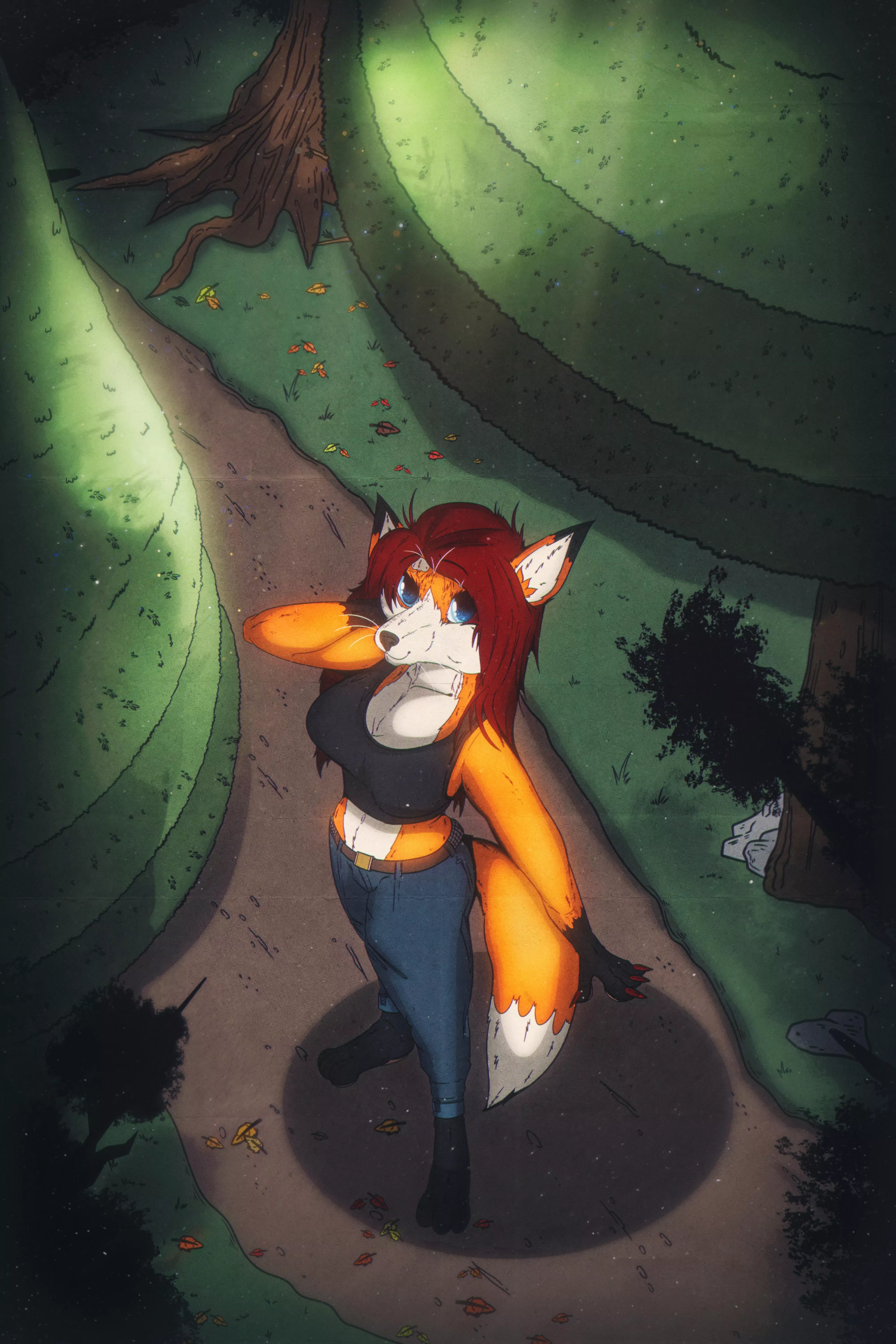 Nature Walk (Art by me: 0l-Fox-l0)