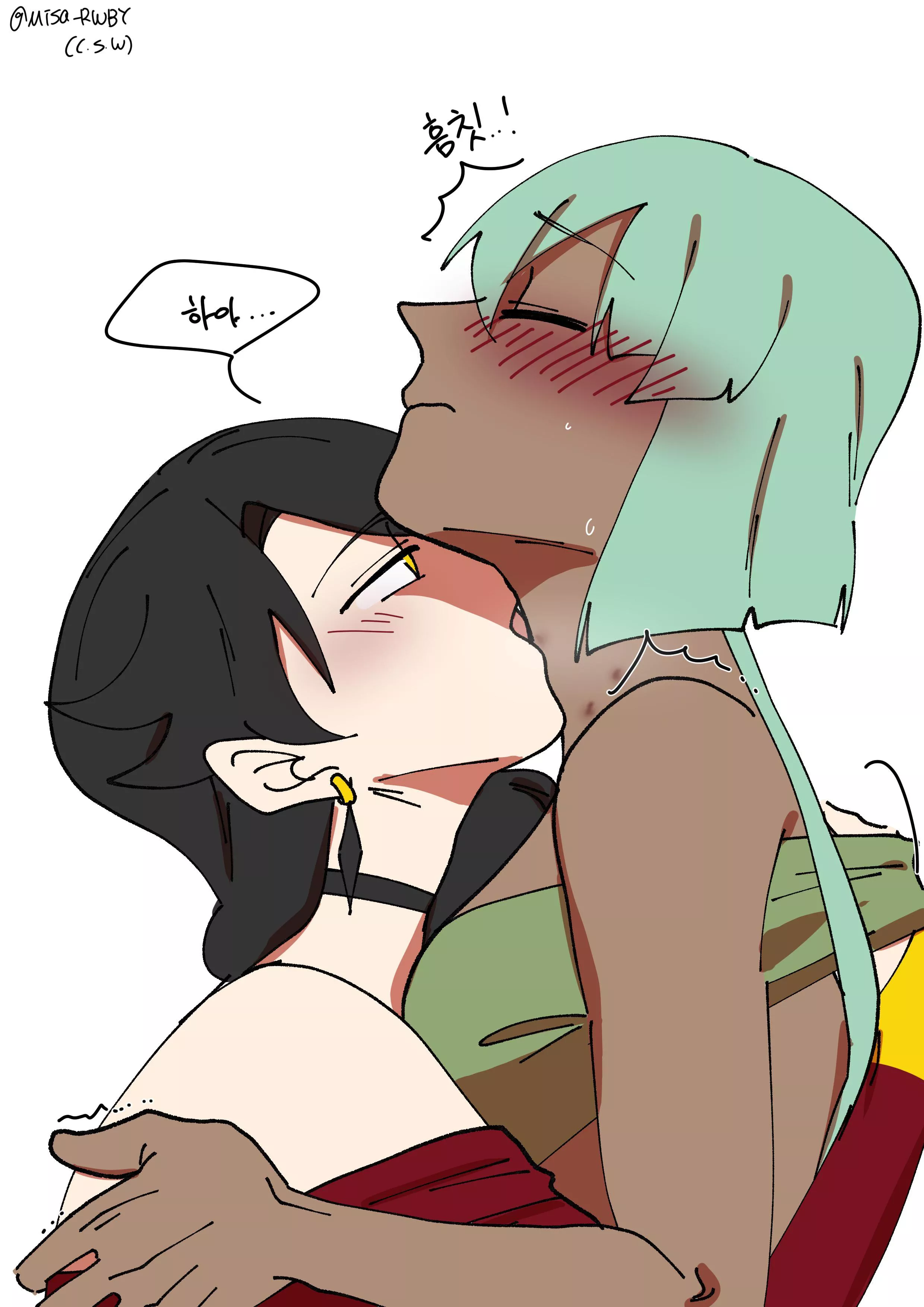 Rewarding Emerald’s Loyalty [Misa_RWBY]