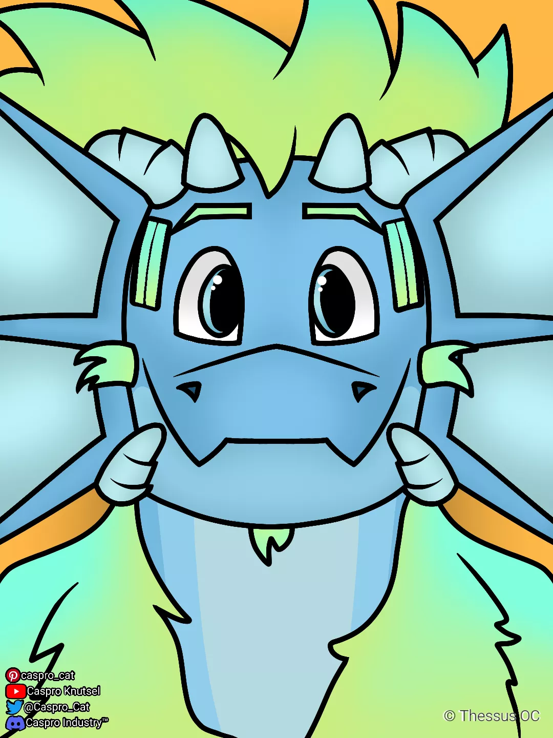 Thessus the water derg fan art (by me)