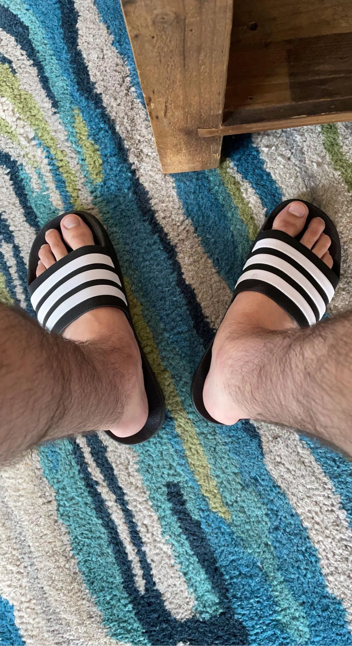 Wearing sandals before it gets too cold