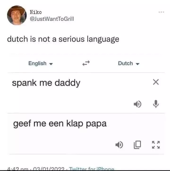 Anyone Dutch here? 😂