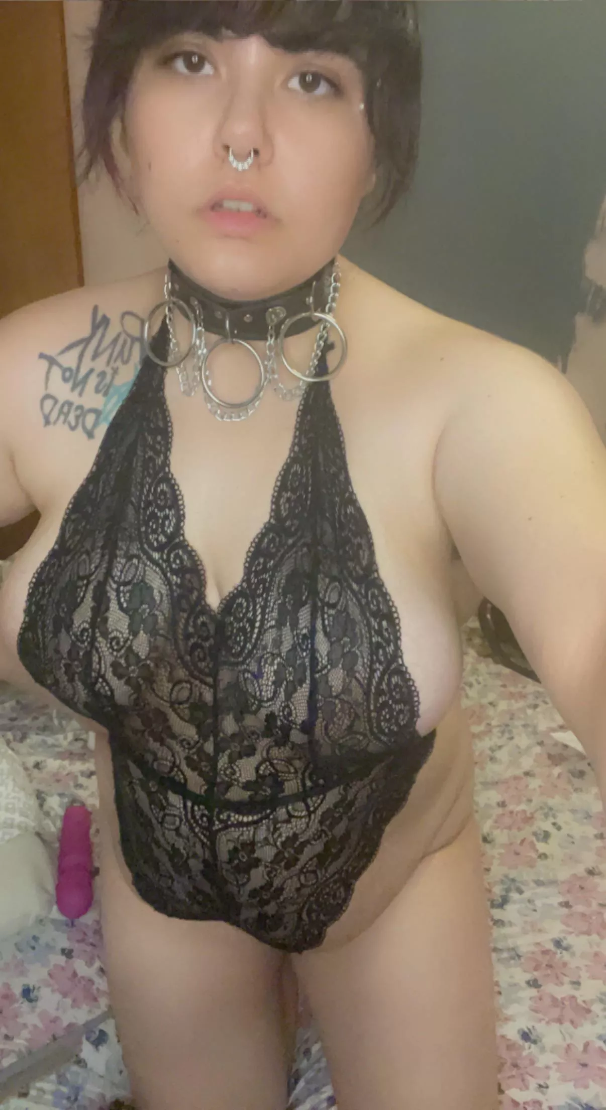 Goth slut for your eyes only.