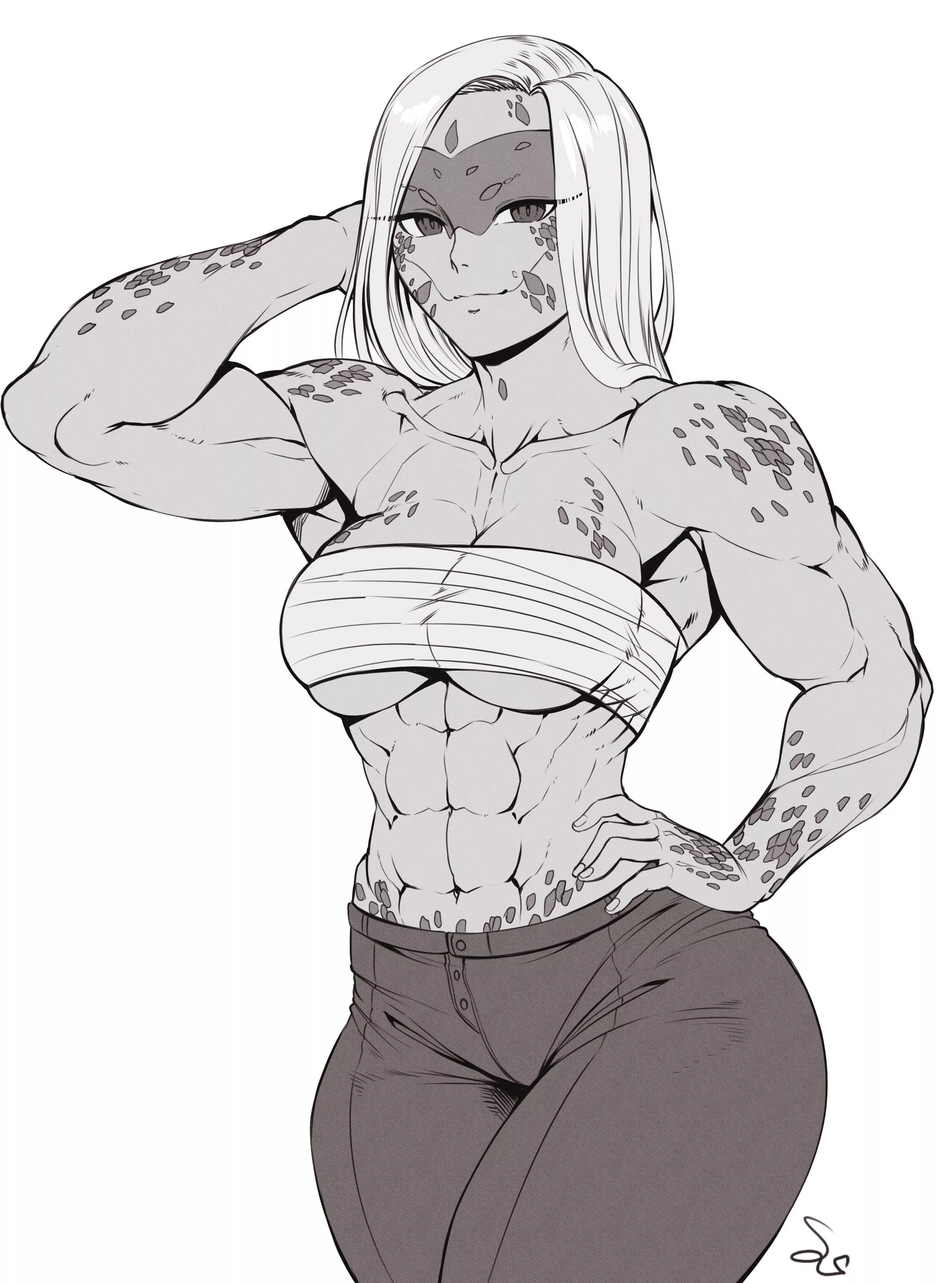 Snake girl ready to constrict (@SpeedL00ver)