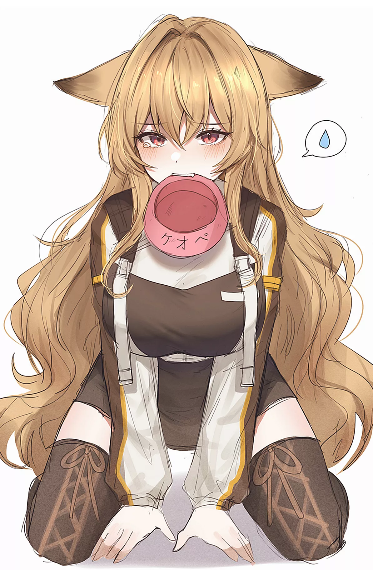 Wanwan wants some water. [Arknights]