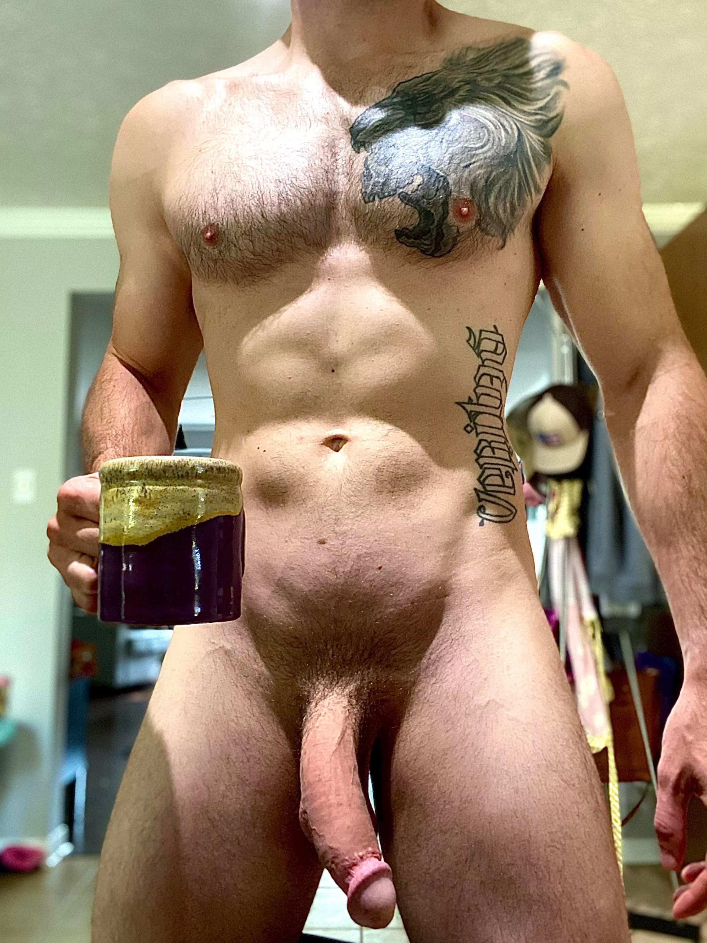 [35] Come join Daddy this morning ðŸ˜ðŸ˜