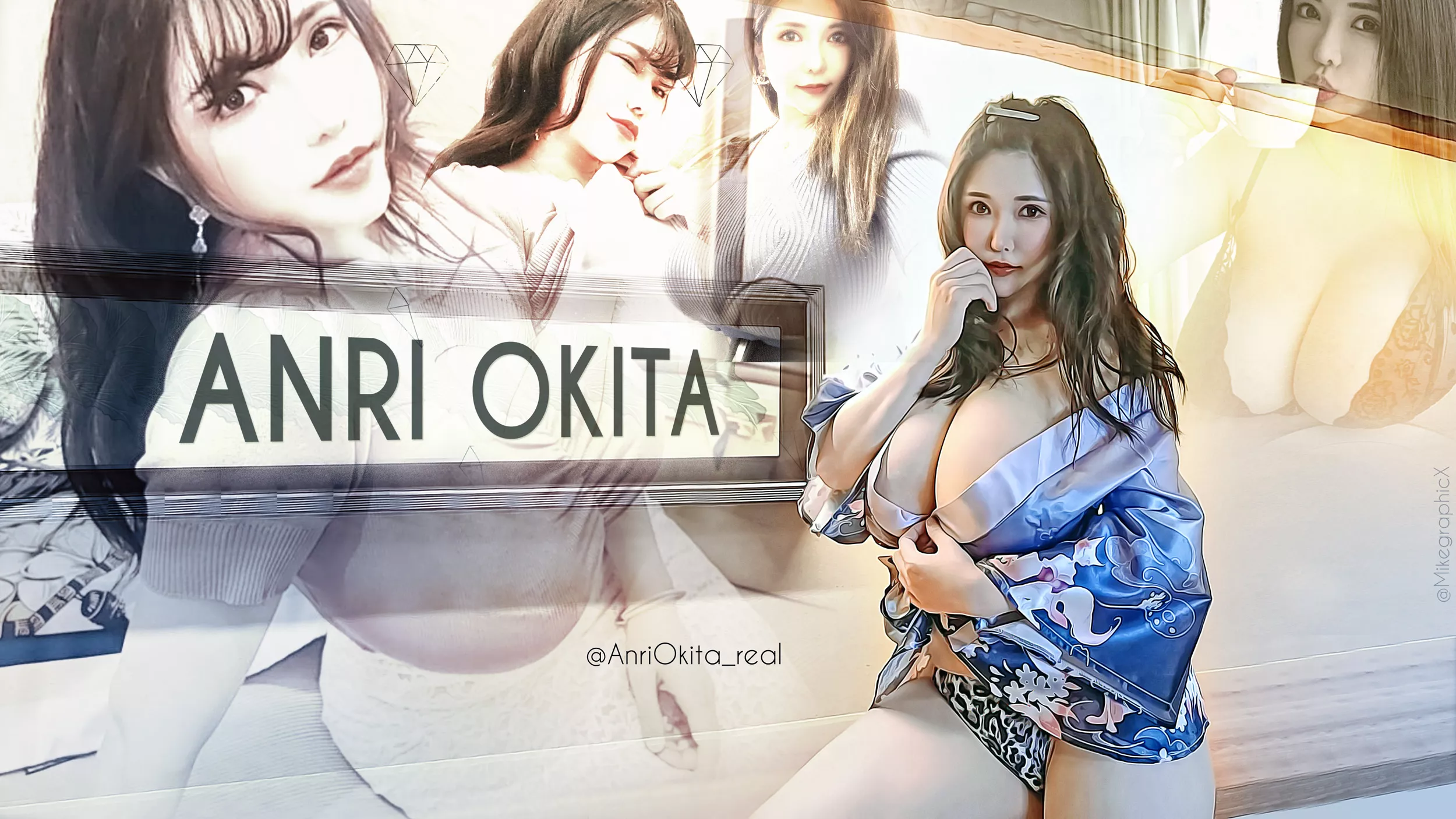 Anri Okita wallpaper by @MikegraphicX