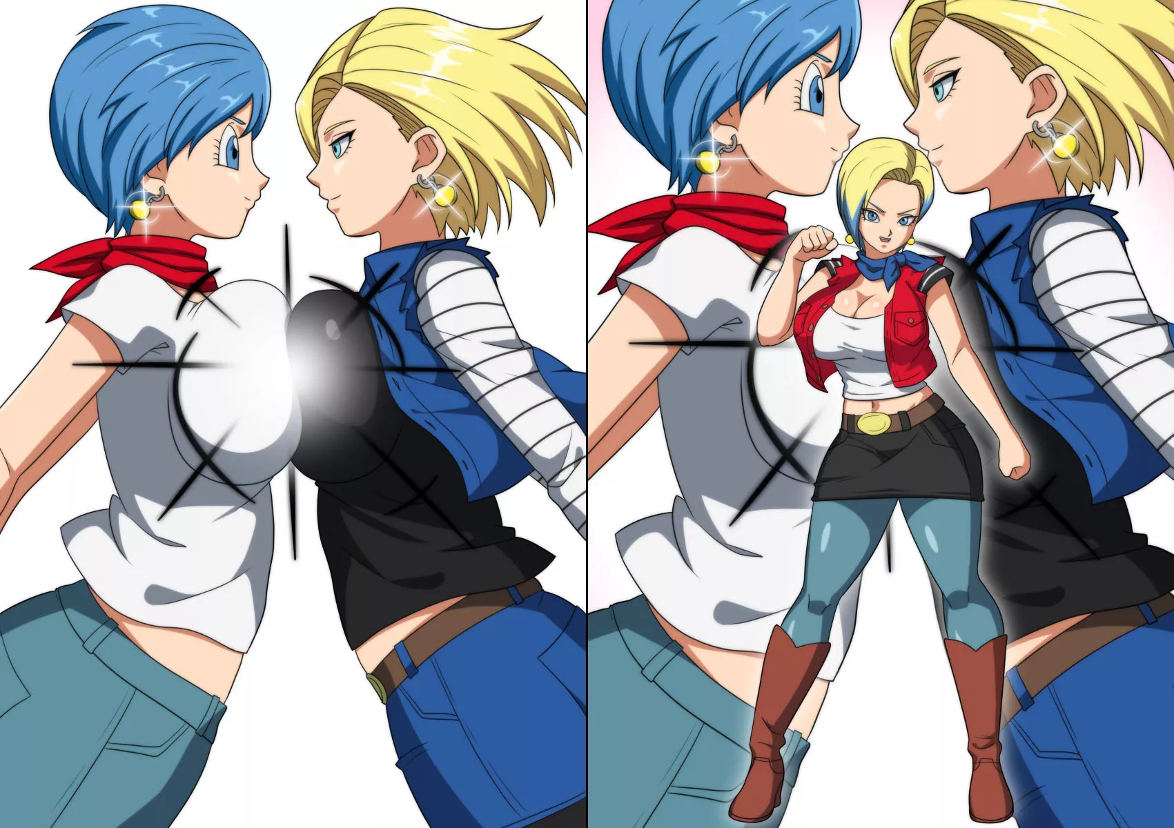 Bulma & Android 18 fusion (Etzel)