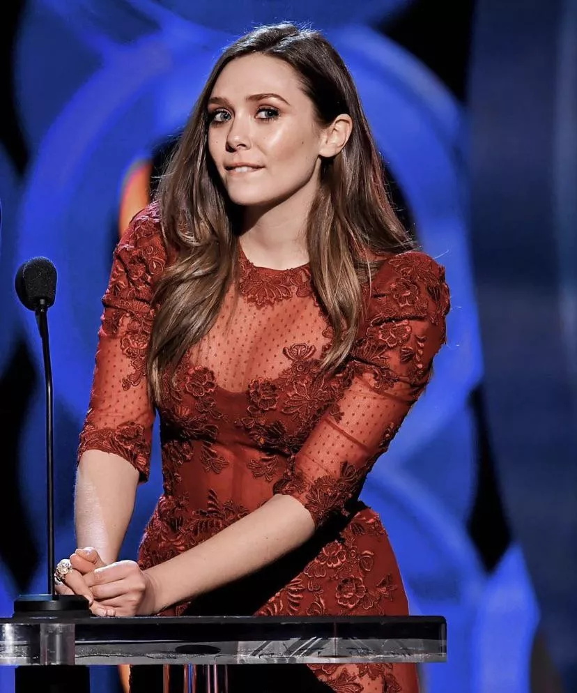 Elizabeth Olsen got me horny as fuck! Edging for hours and getting close! Make me explode for this goddess