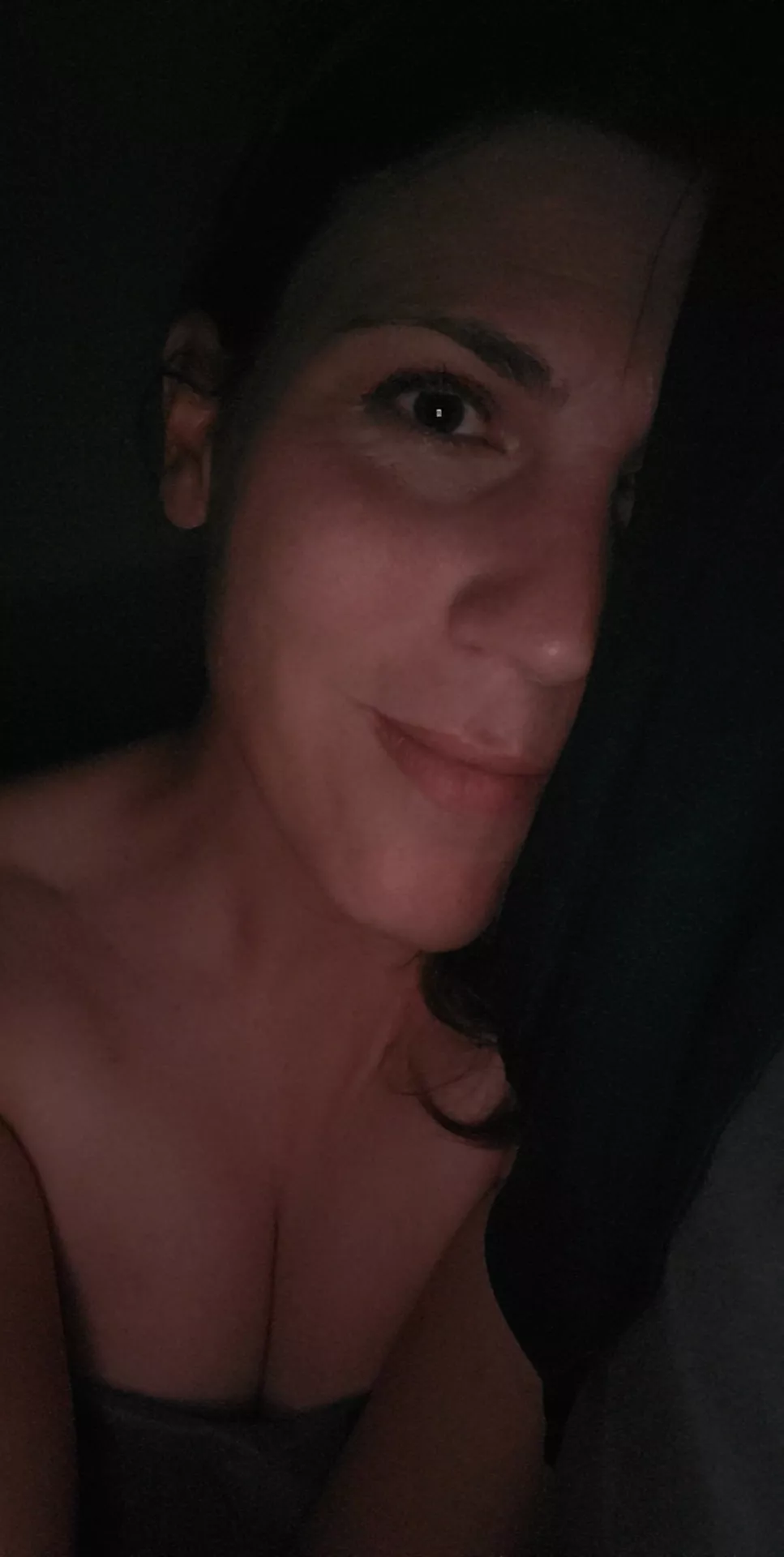 (f)orgot to take off my makeup. Oh well, already in bed.