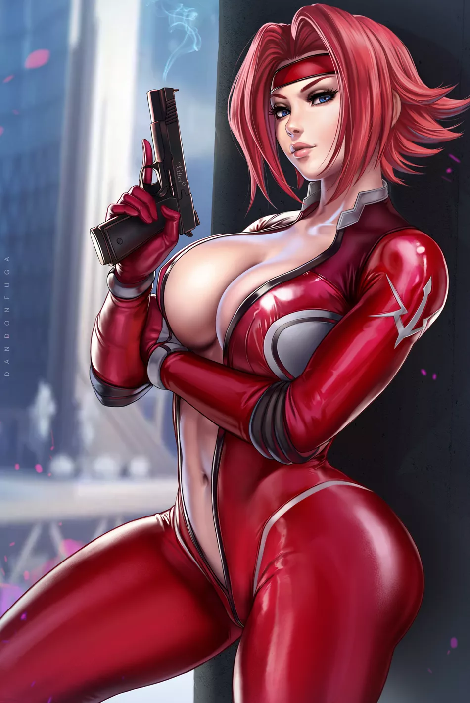 Kallen Stadtfeld Unzipped Suit (Dandon Fuga) [Code Geass]