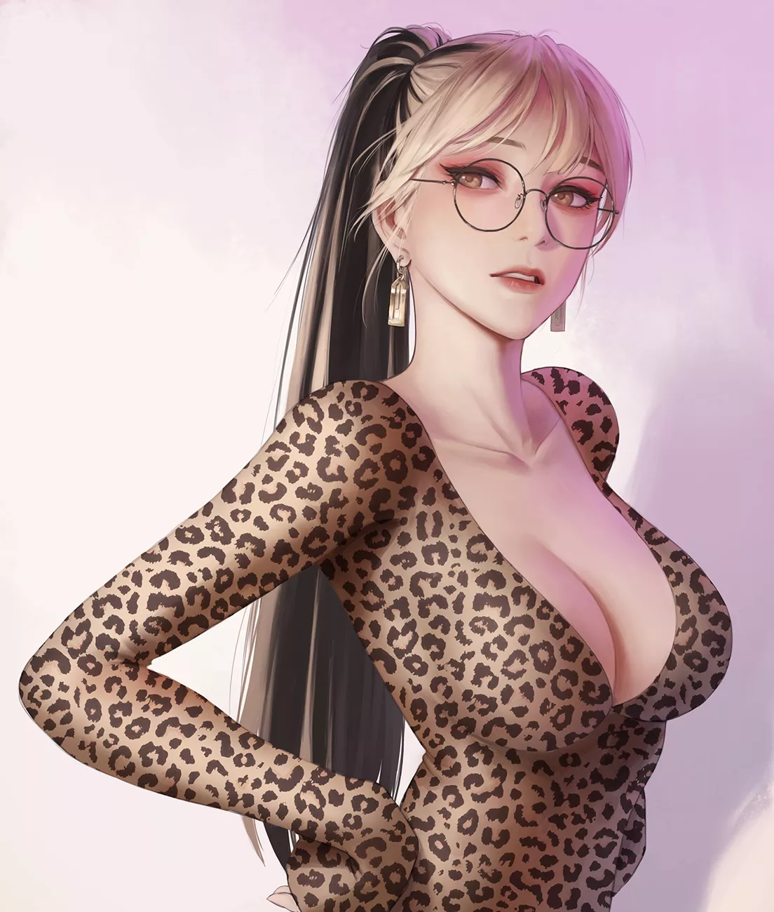 Mommy in leopard top (by Nuker)