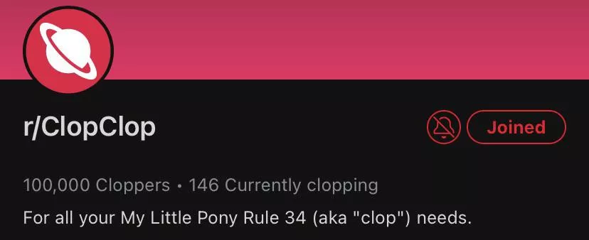 r/ClopClop Hits 100k Cloppers!