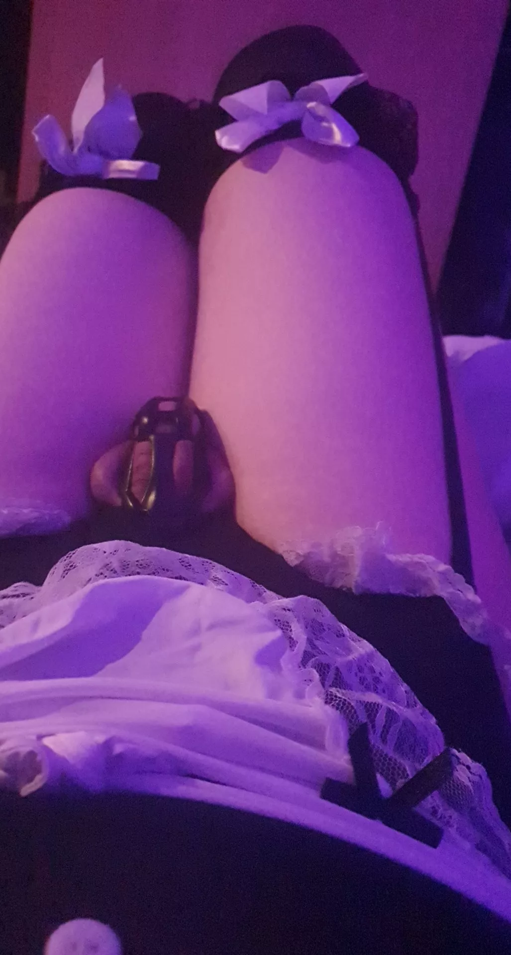 Sissy maid in chastity