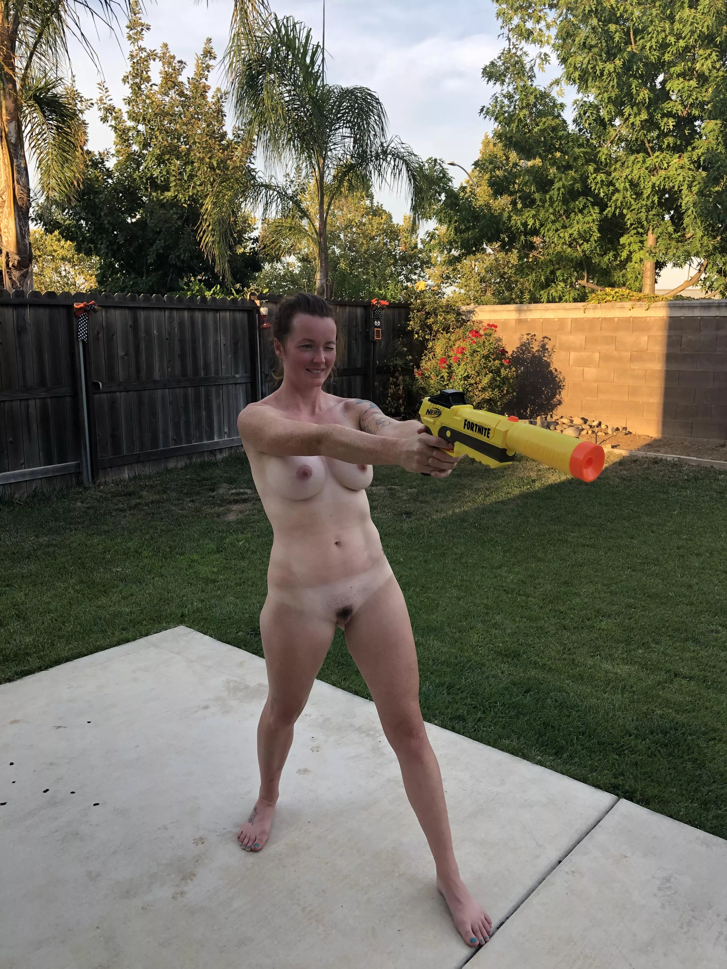 Sometimes you just gotta have a Nerf fight naked on a Saturday night. Bring drinks and your Nerf gun and we can have some fun.