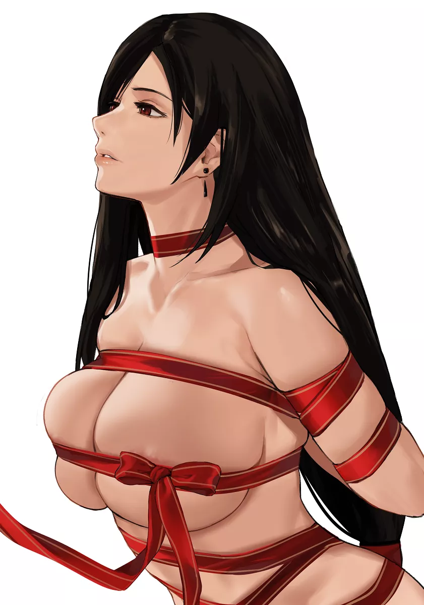 Tifa Lockhart Wrapped In Ribbon (J@ck)