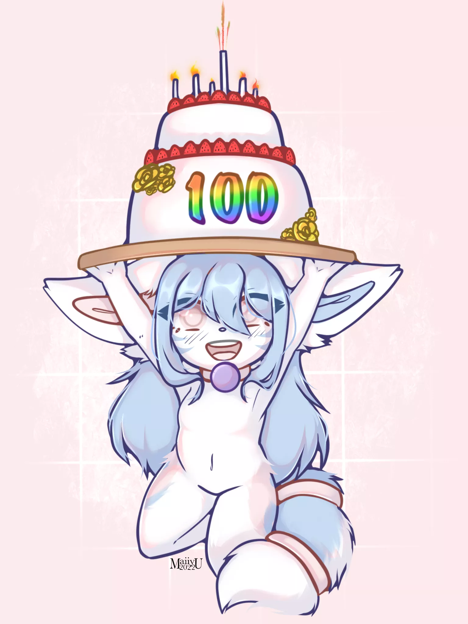 100 followers cake!