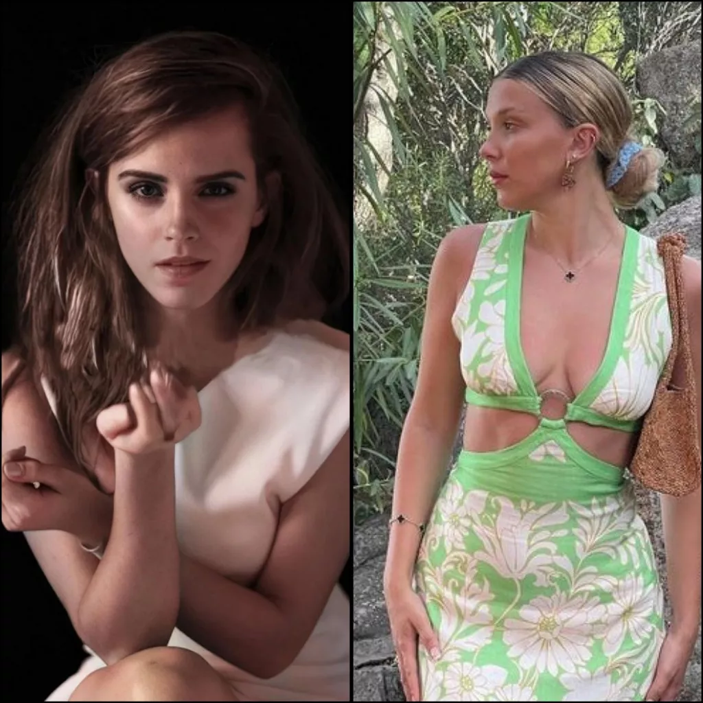 Both Emma Watson and Millie Bobby Brown are absolute stunners