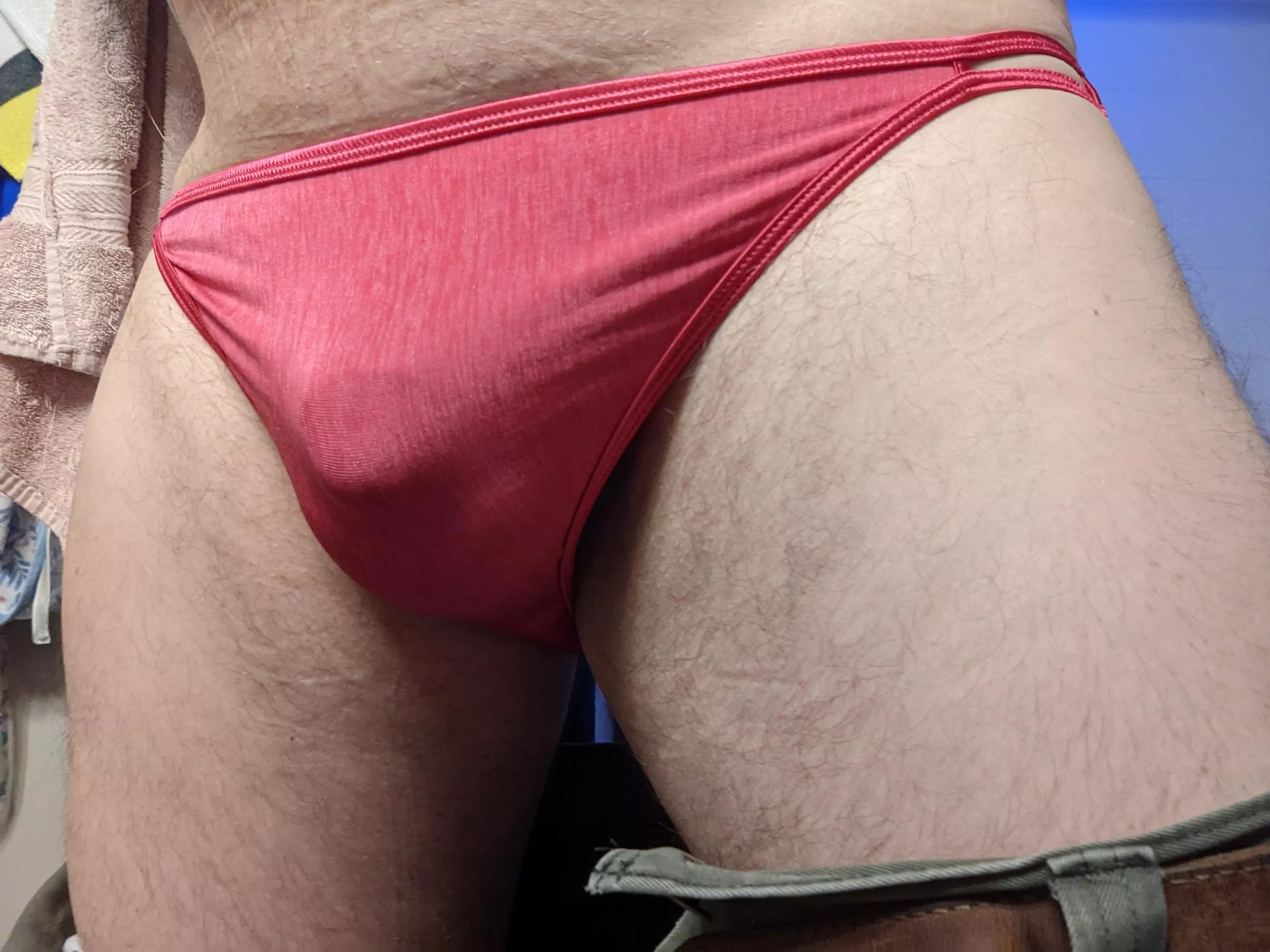 Bright Pink panties.