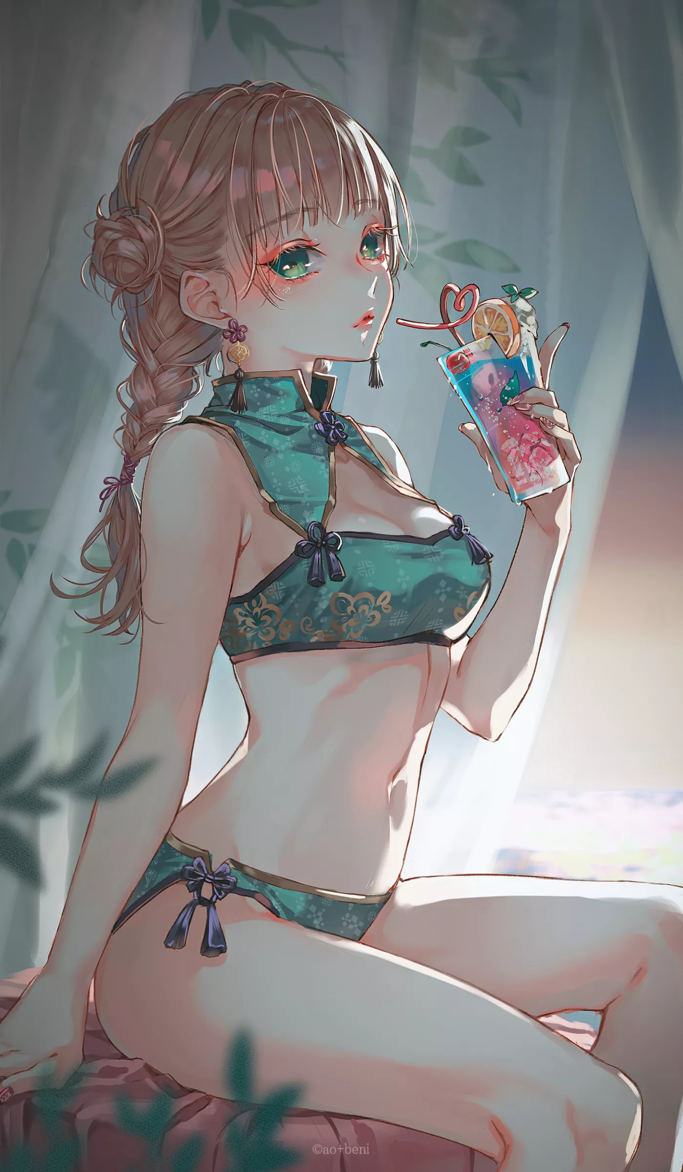 Chinese style swimsuit [Original]