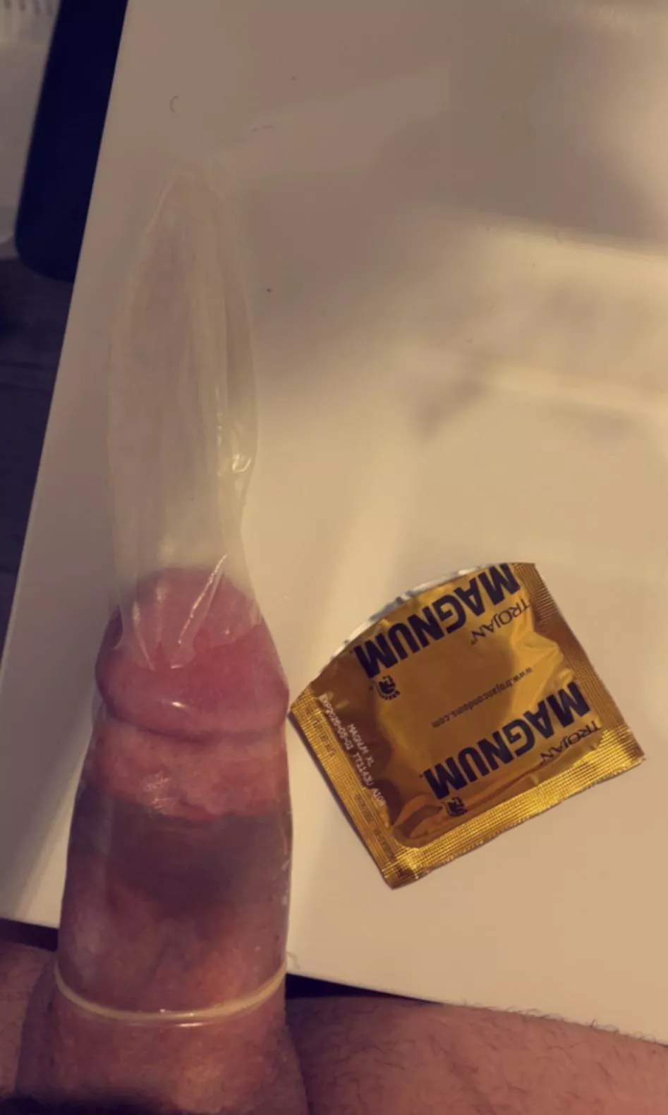 Compared to a magnum condom !