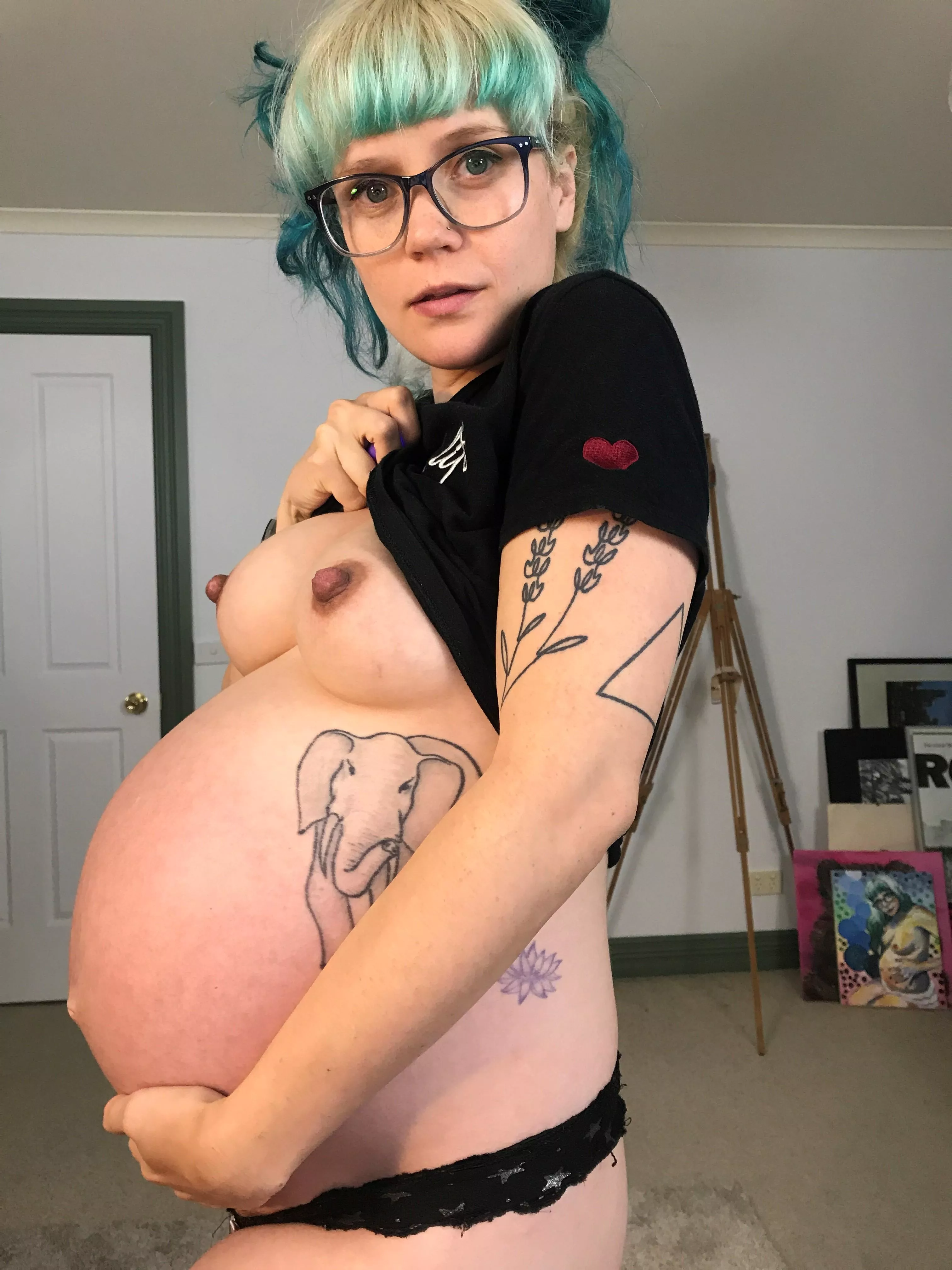 even though I'm pregnant, would you cum in me?