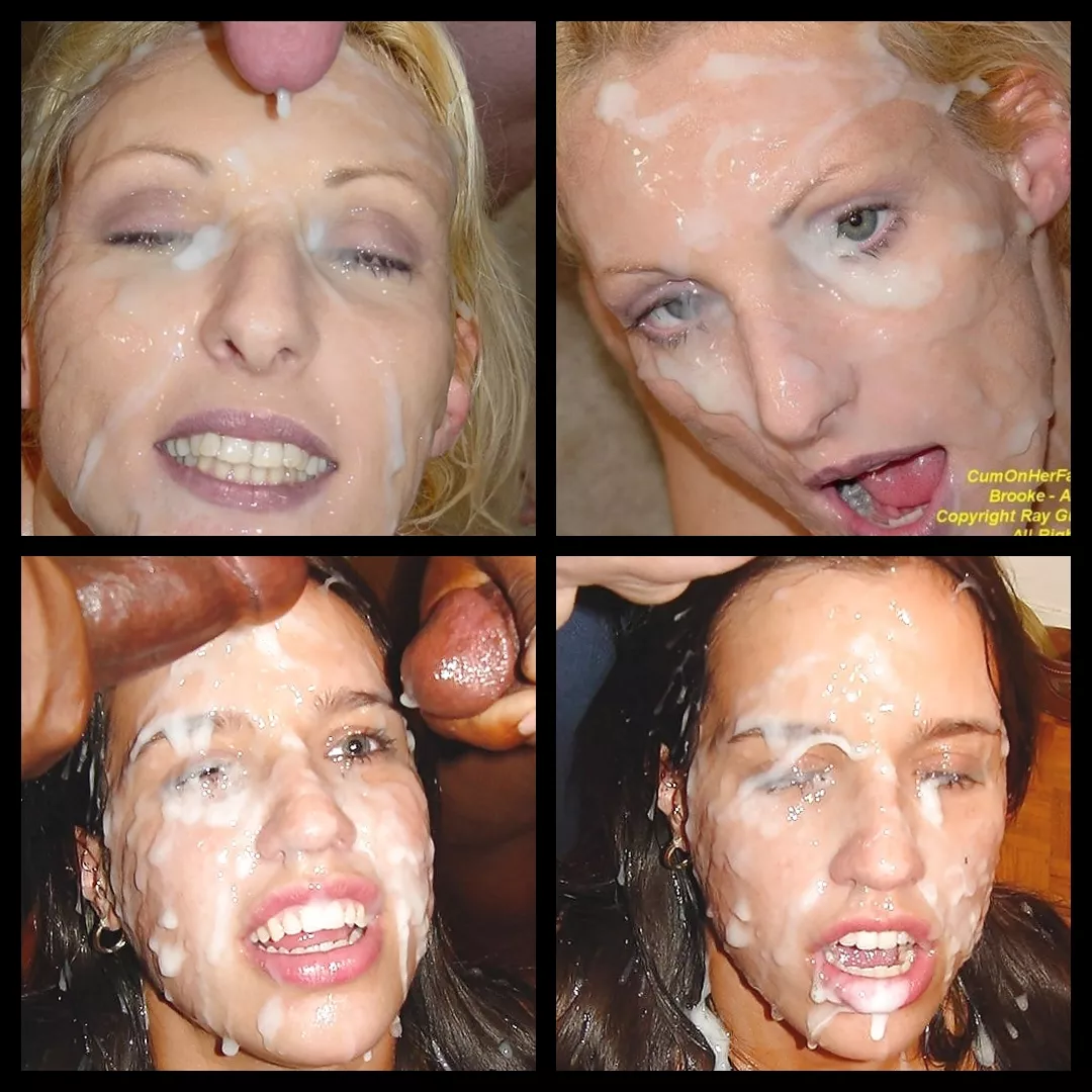 Fall 2022 head to head homemade bukkake contest, round 1 : Brooke (top row) vs Sara