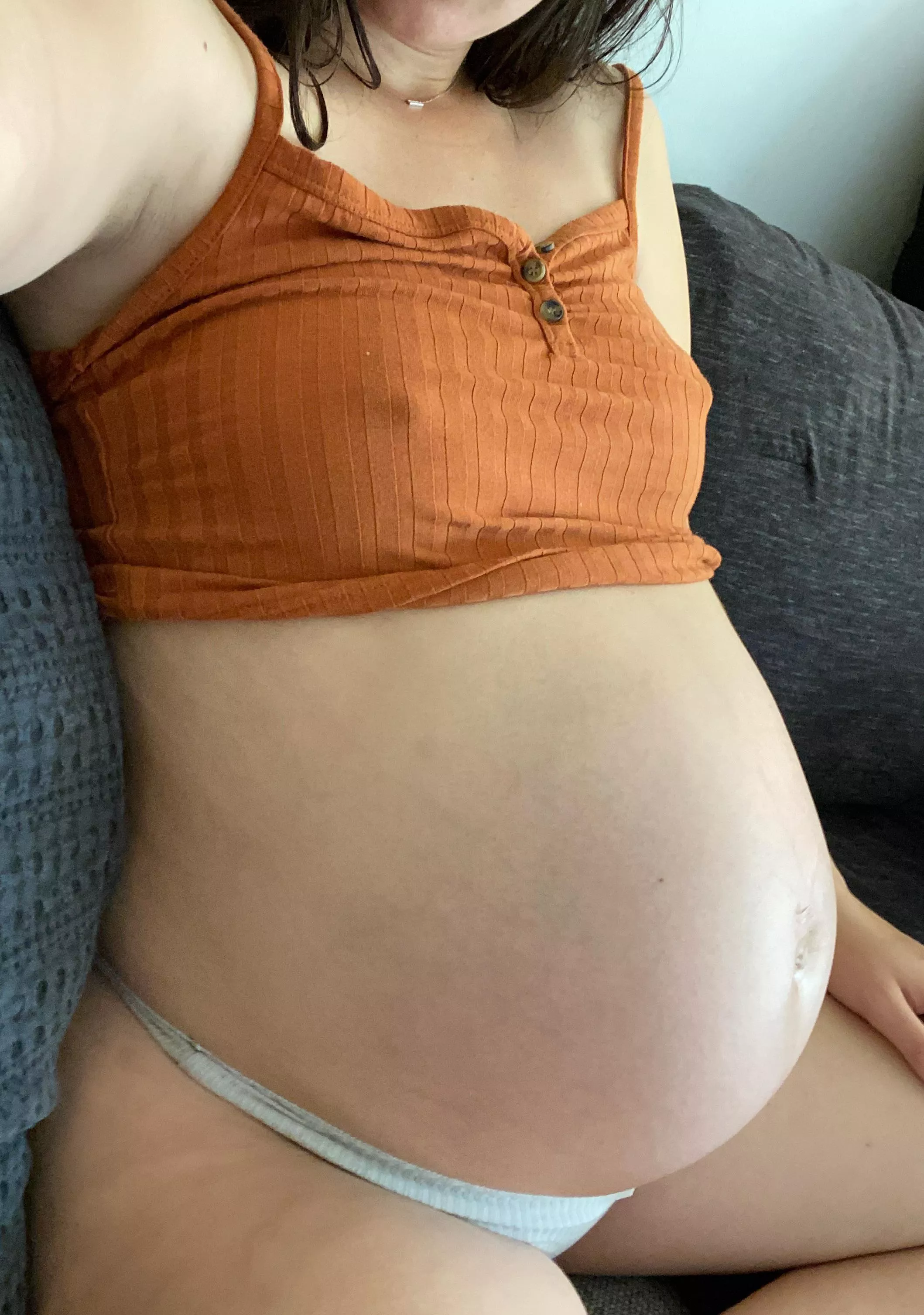 How do you feel about my 8 months preggo body?