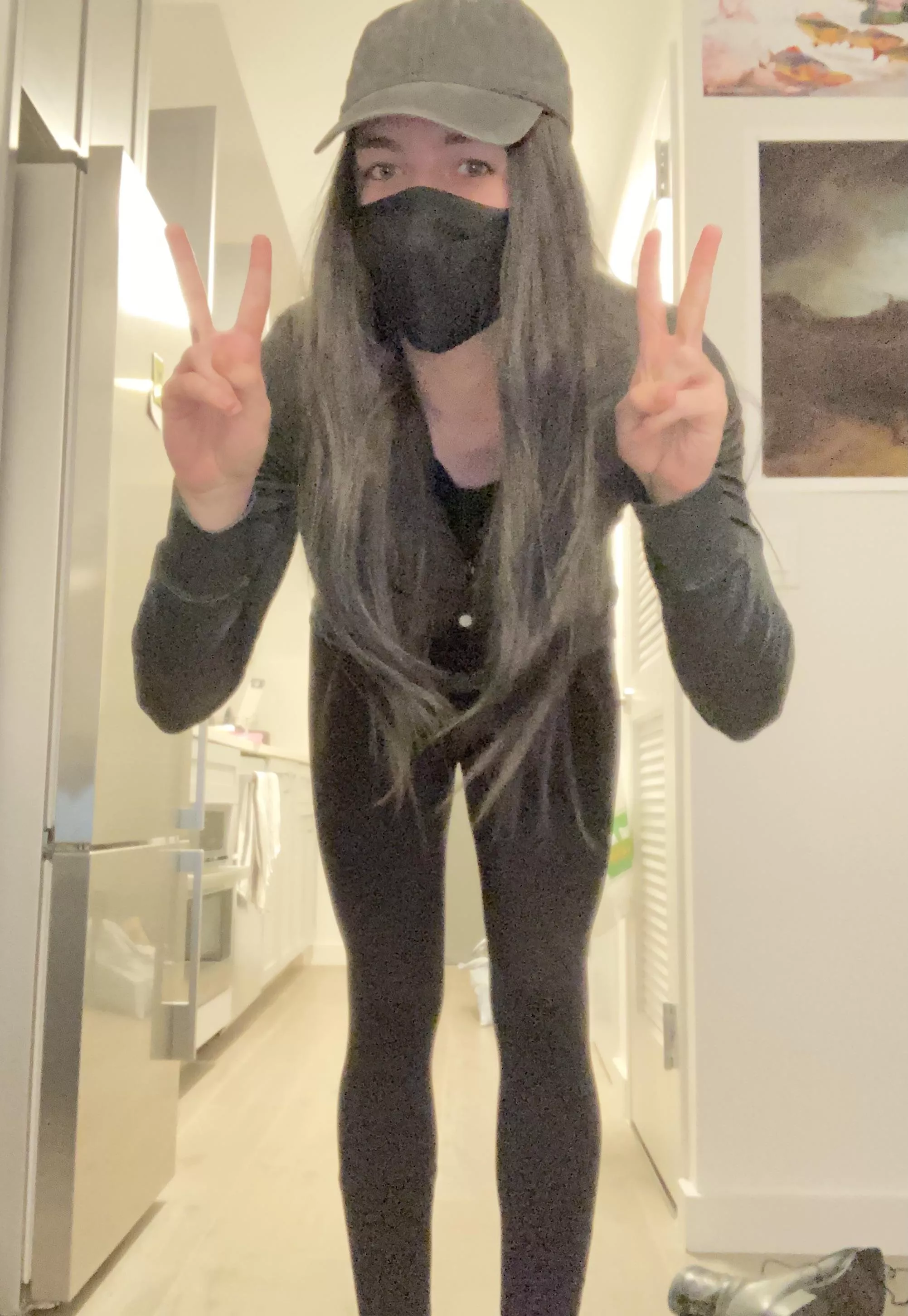 Iâ€™m about to go outside dressed femme for the first time! Wish me luck ^-^